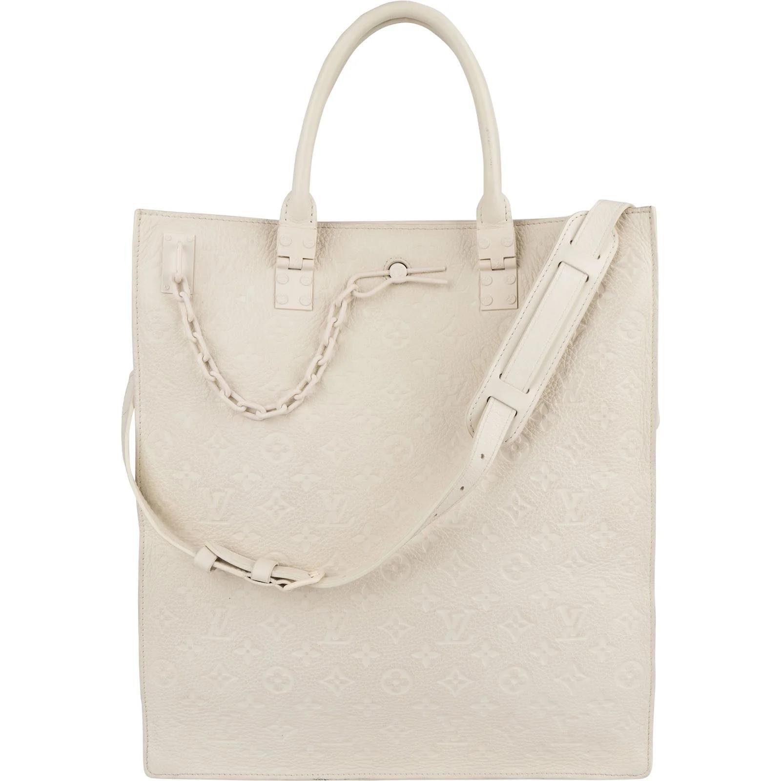 Plat leather bag