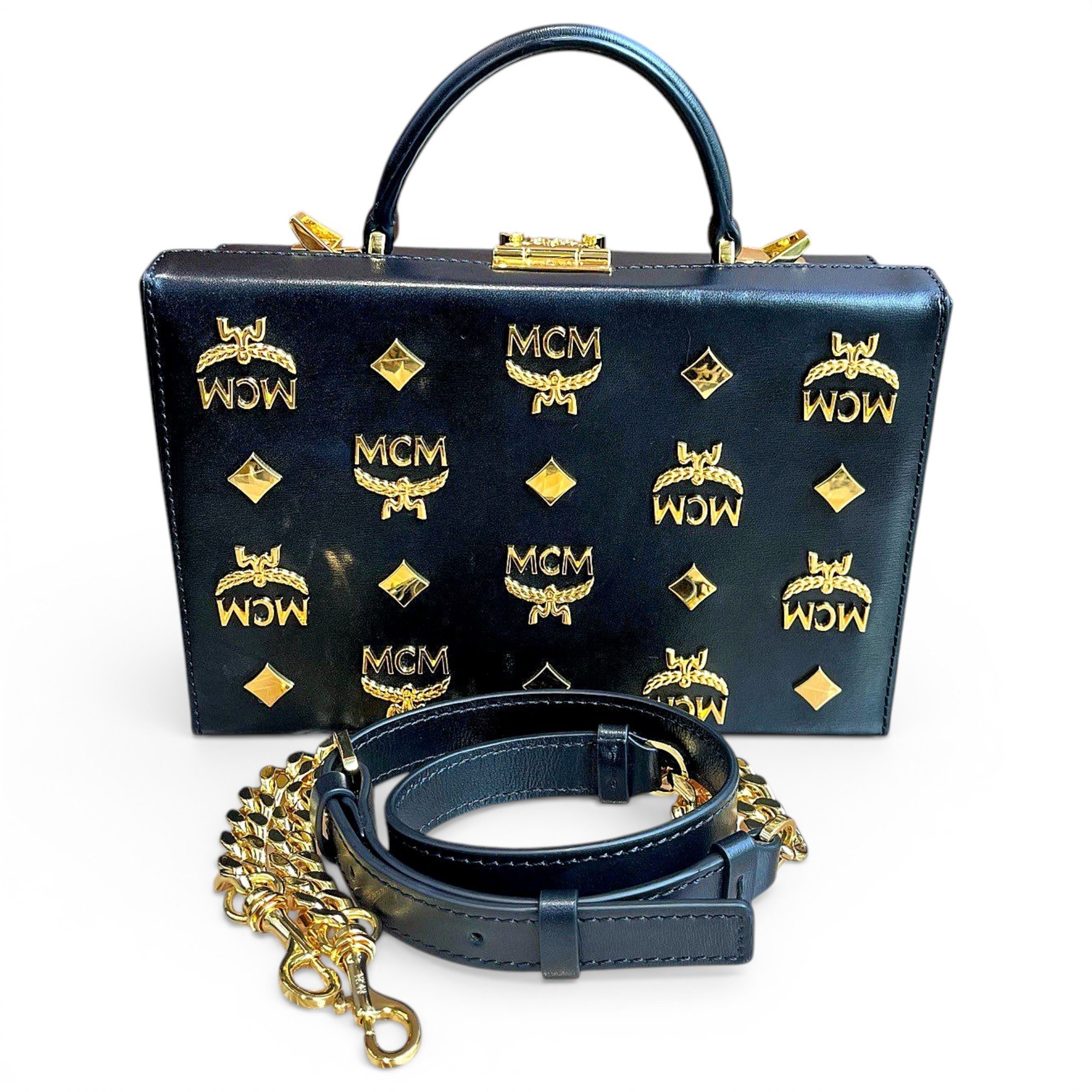 Leather handbag