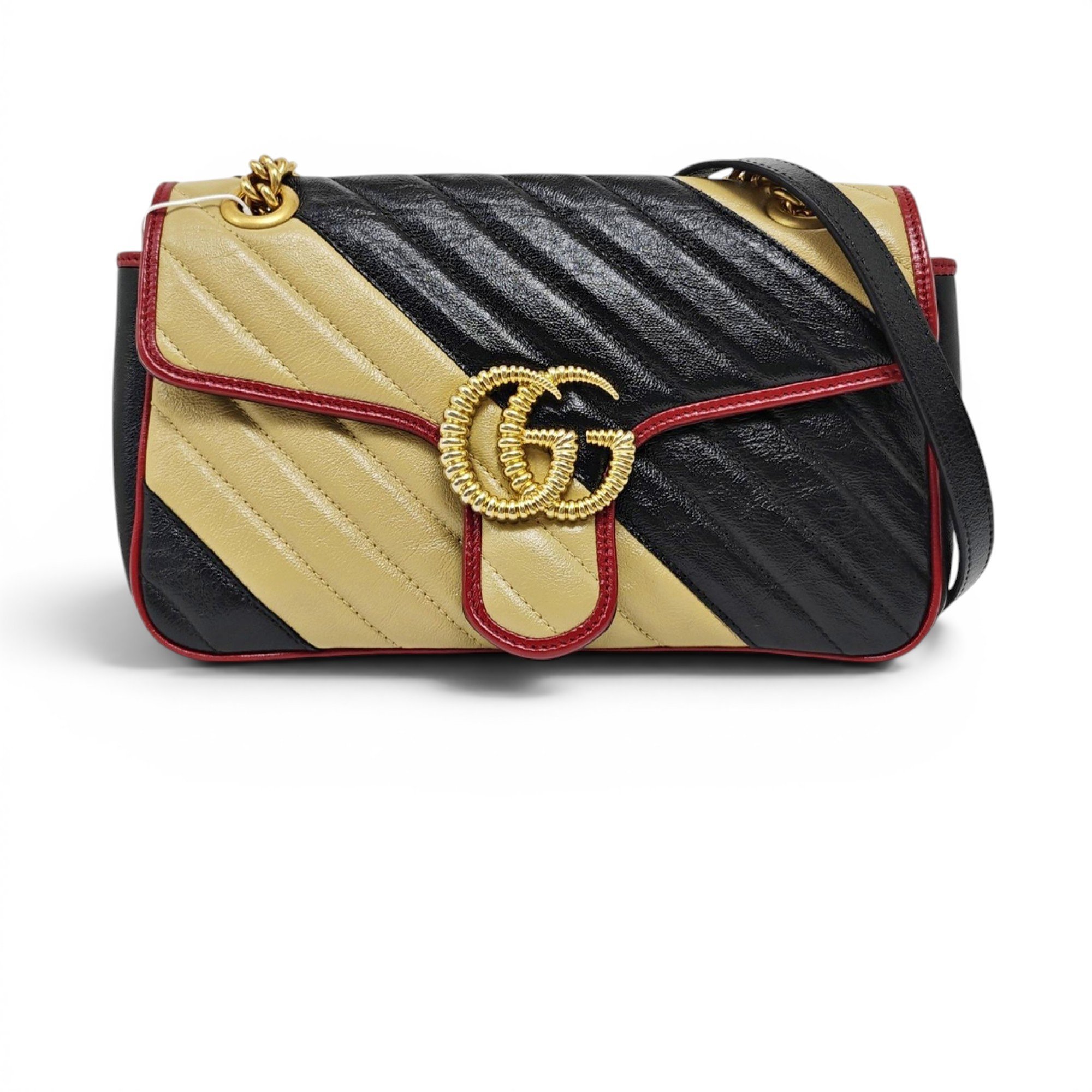 GG Marmont Flap leather handbag