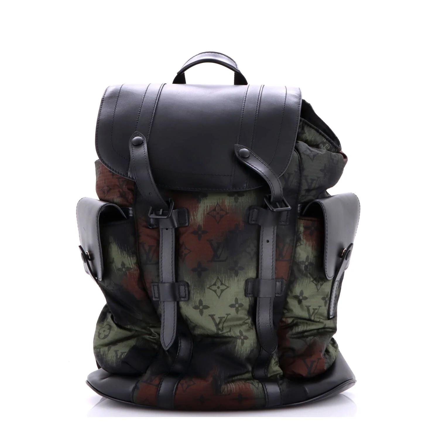 Leather backpack