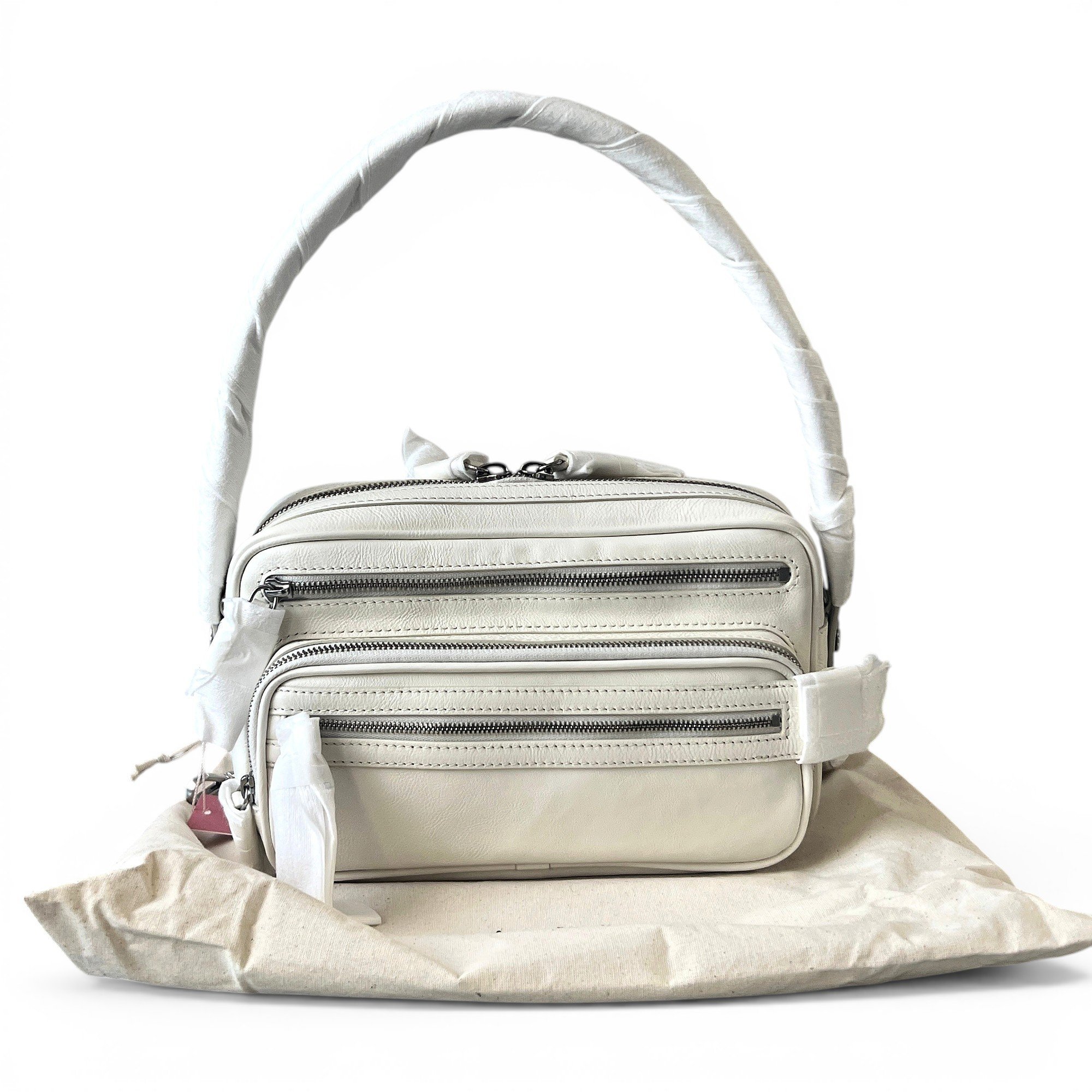 Leather handbag