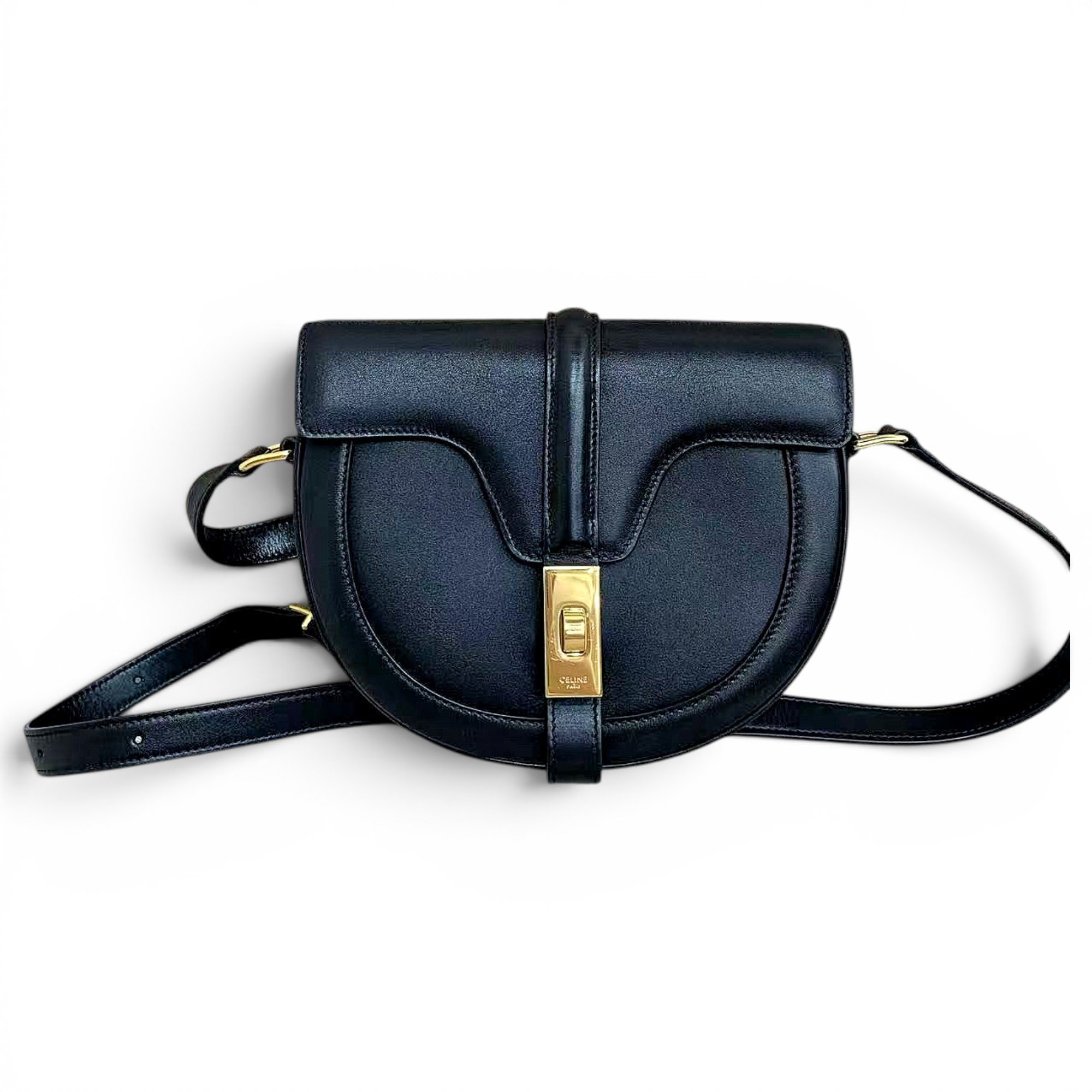 SAC 16 BESACE leather handbag
