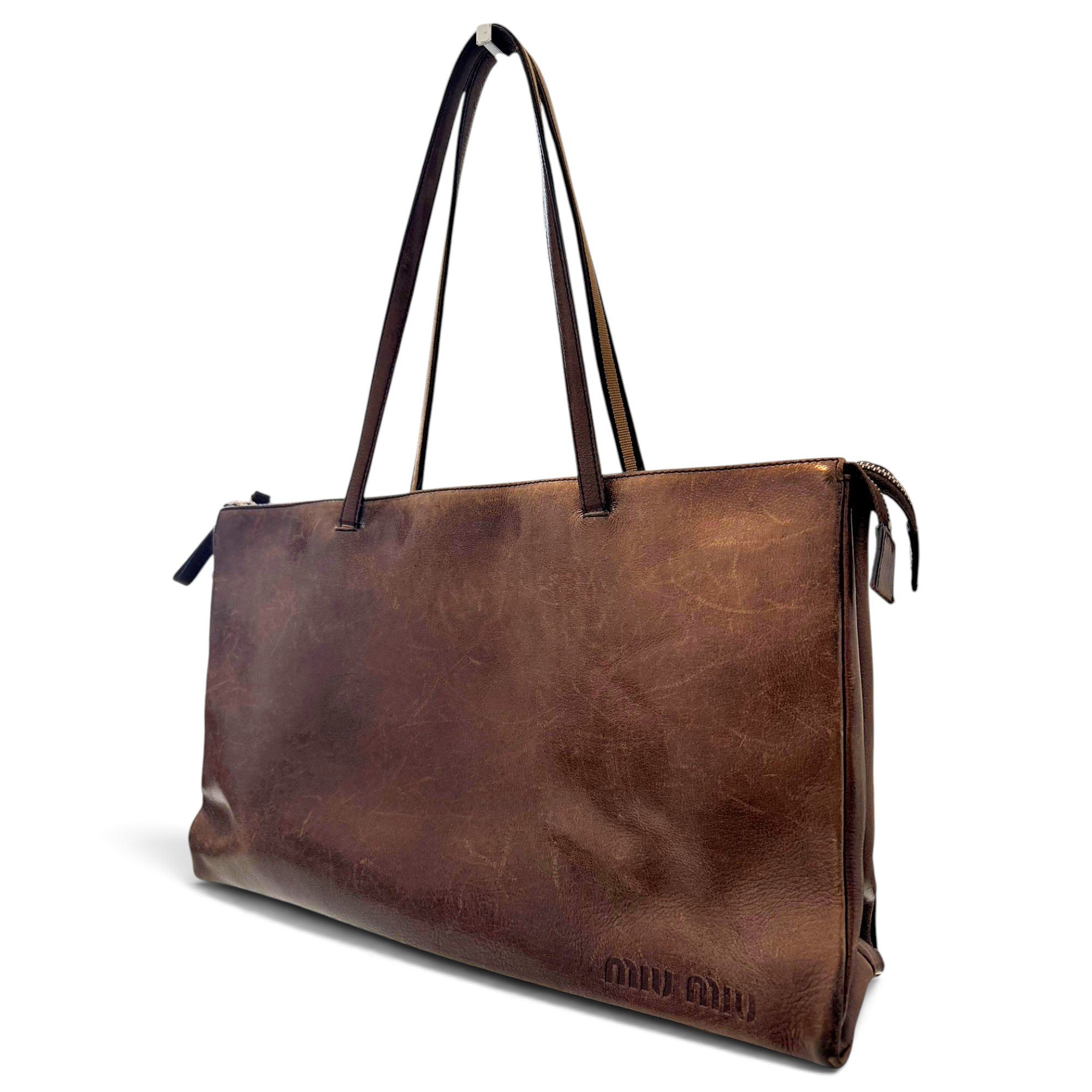 Leather handbag