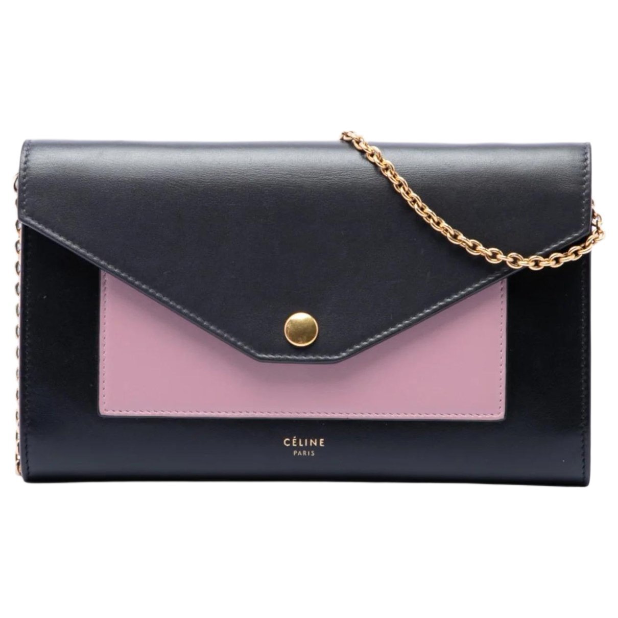 Pocket leather crossbody bag