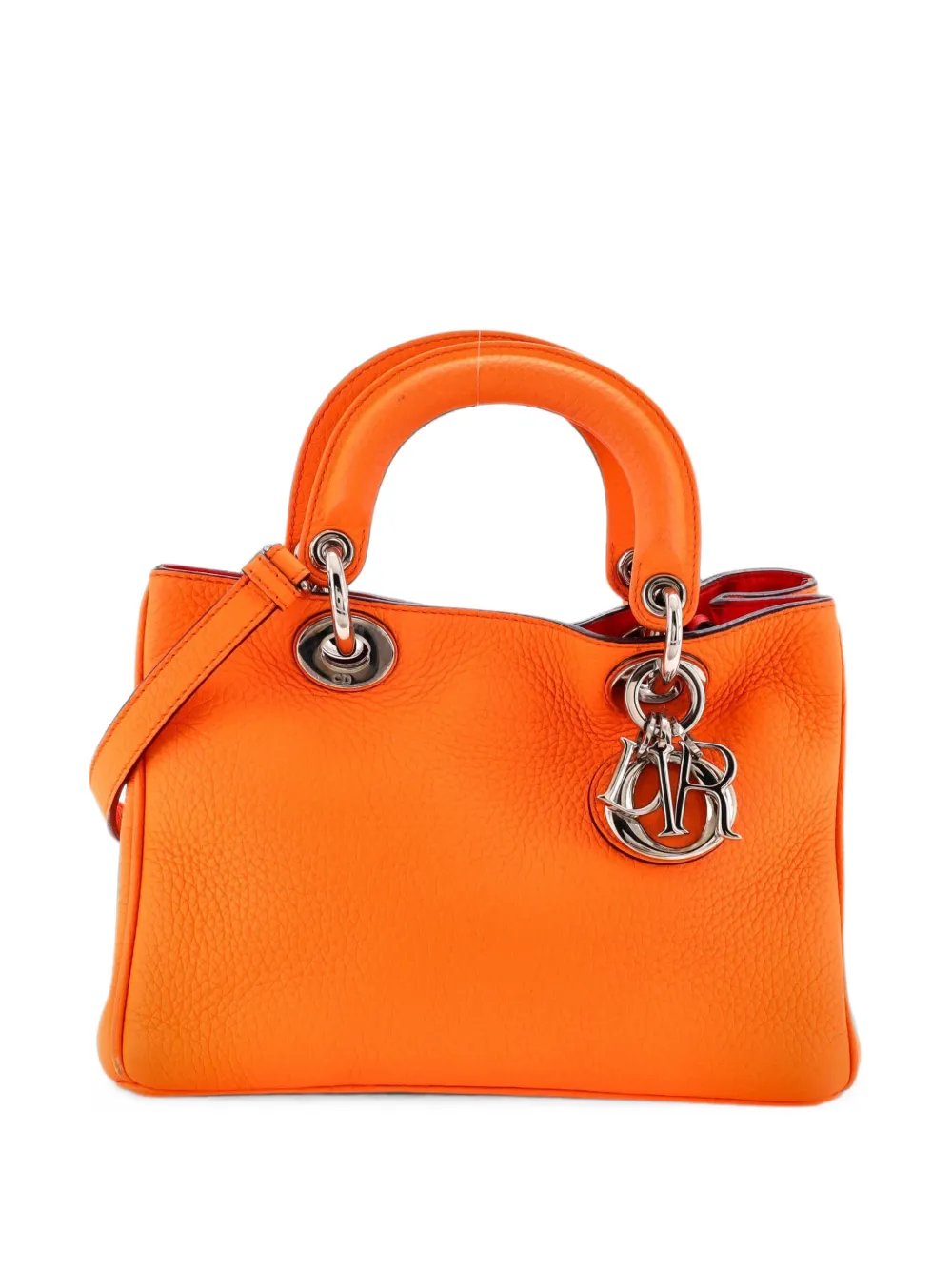 Dior Diorissimo Tote Pebbled Leather Mini shoulder bag