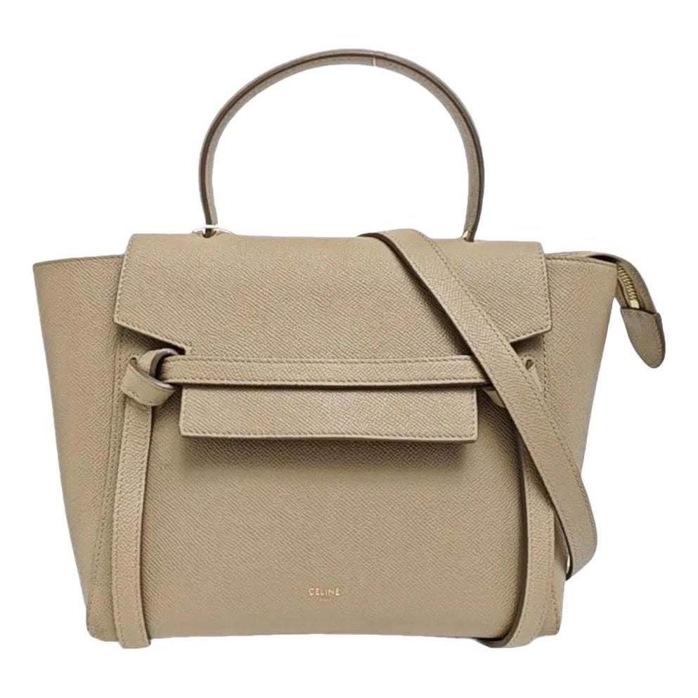 Belt leather crossbody bag