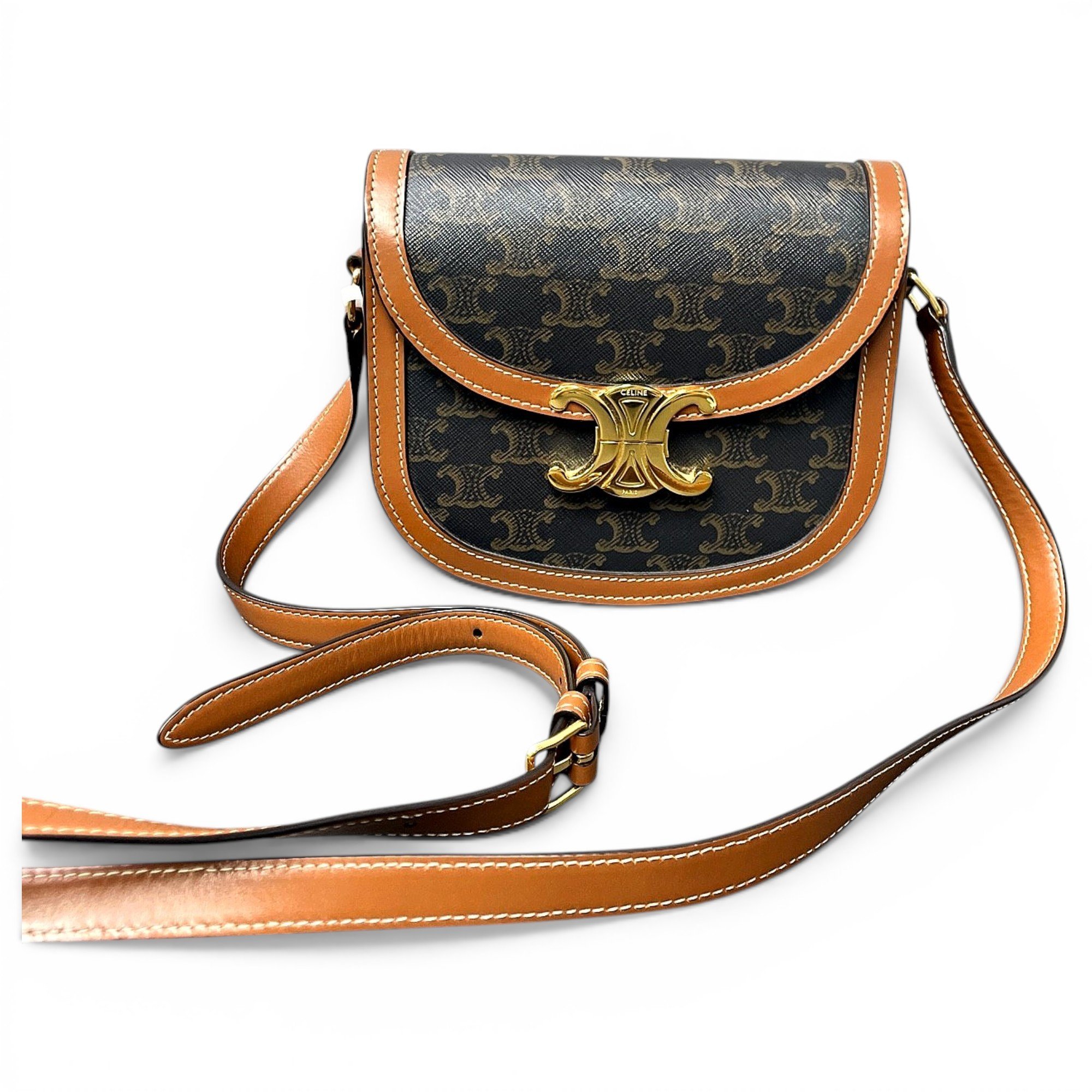 Folco leather crossbody bag