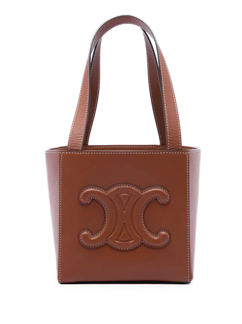 2022 Calfskin Cuir Triomphe Cube handbag