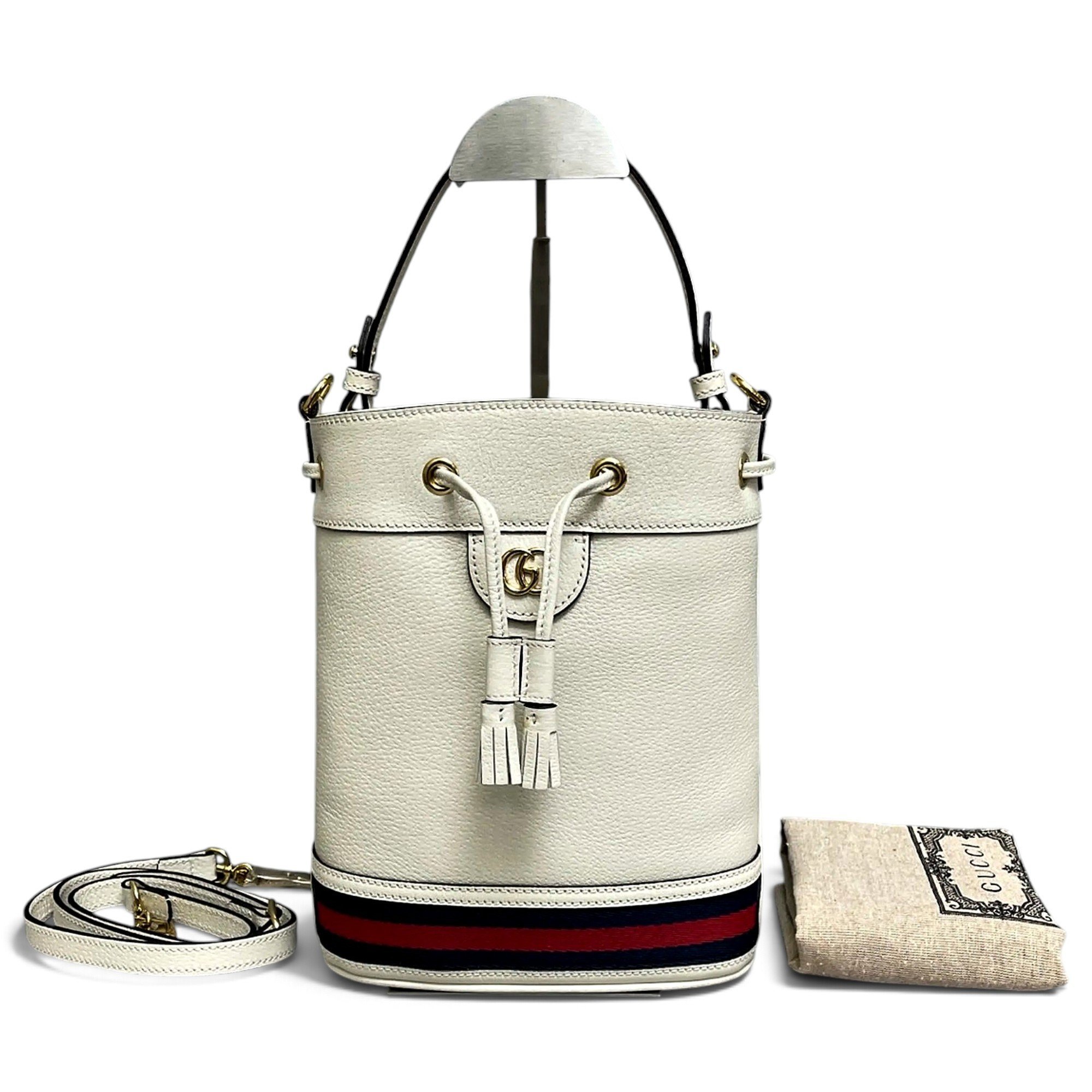 Ophidia Bucket leather crossbody bag