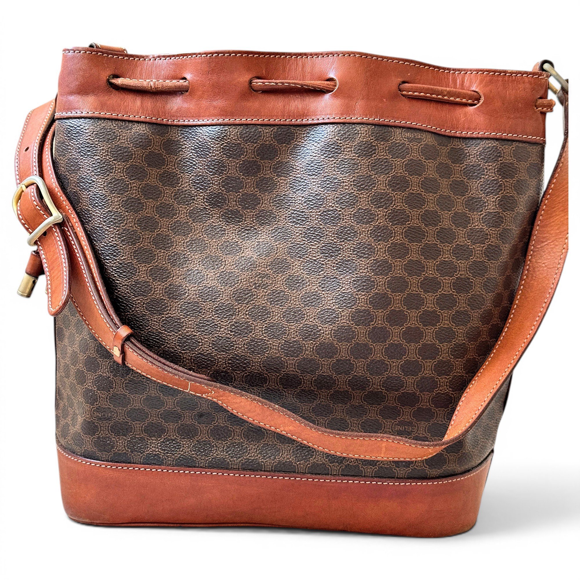 SAC SEAU leather handbag