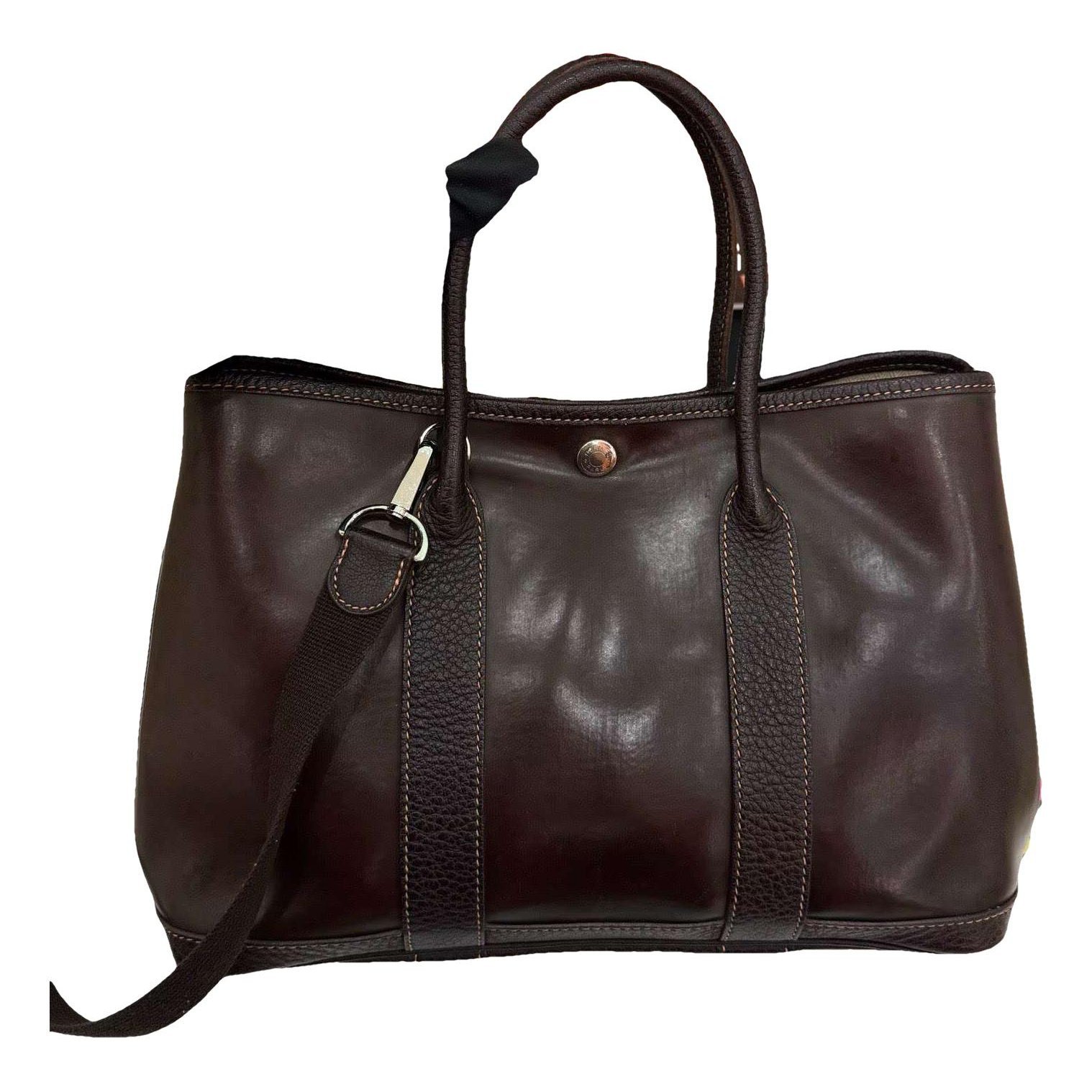 Garden Party leather handbag