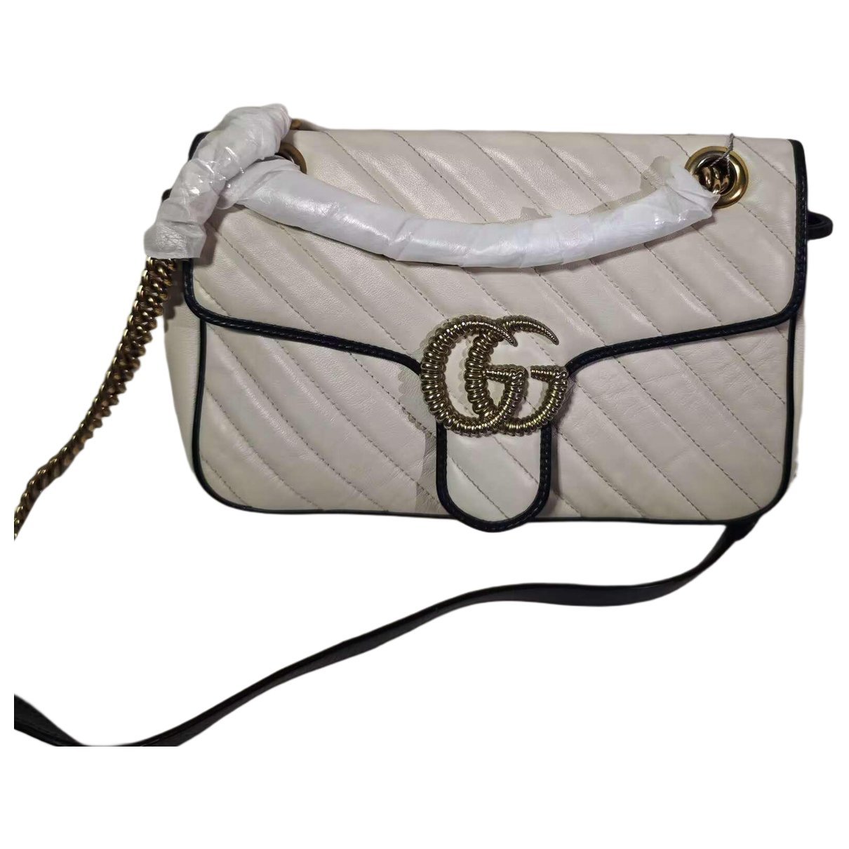 GG Marmont Flap leather crossbody bag