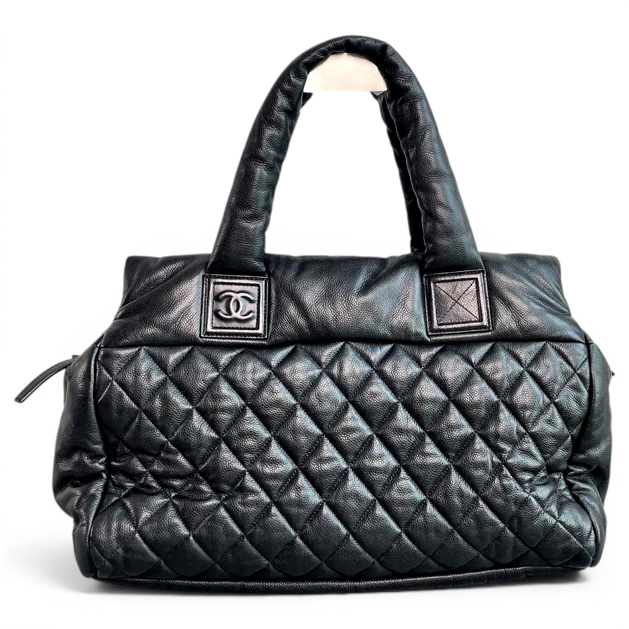 Cocoon leather handbag