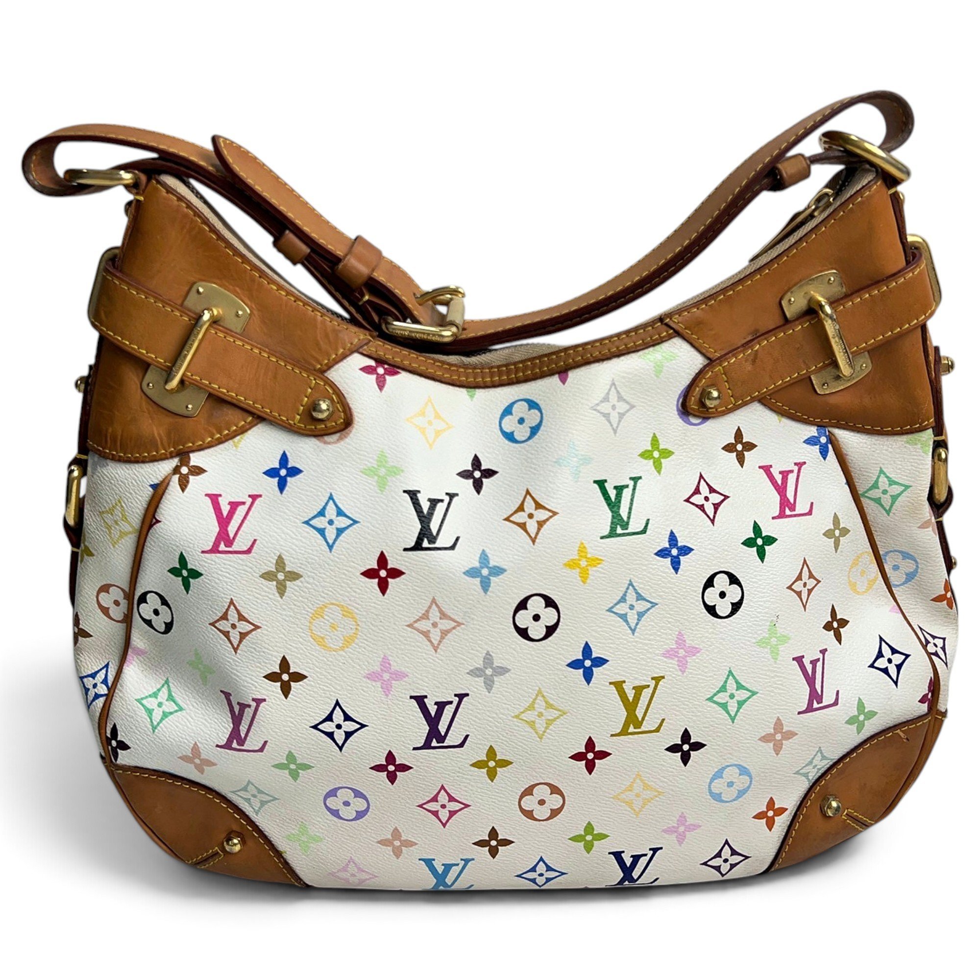 Greta leather handbag