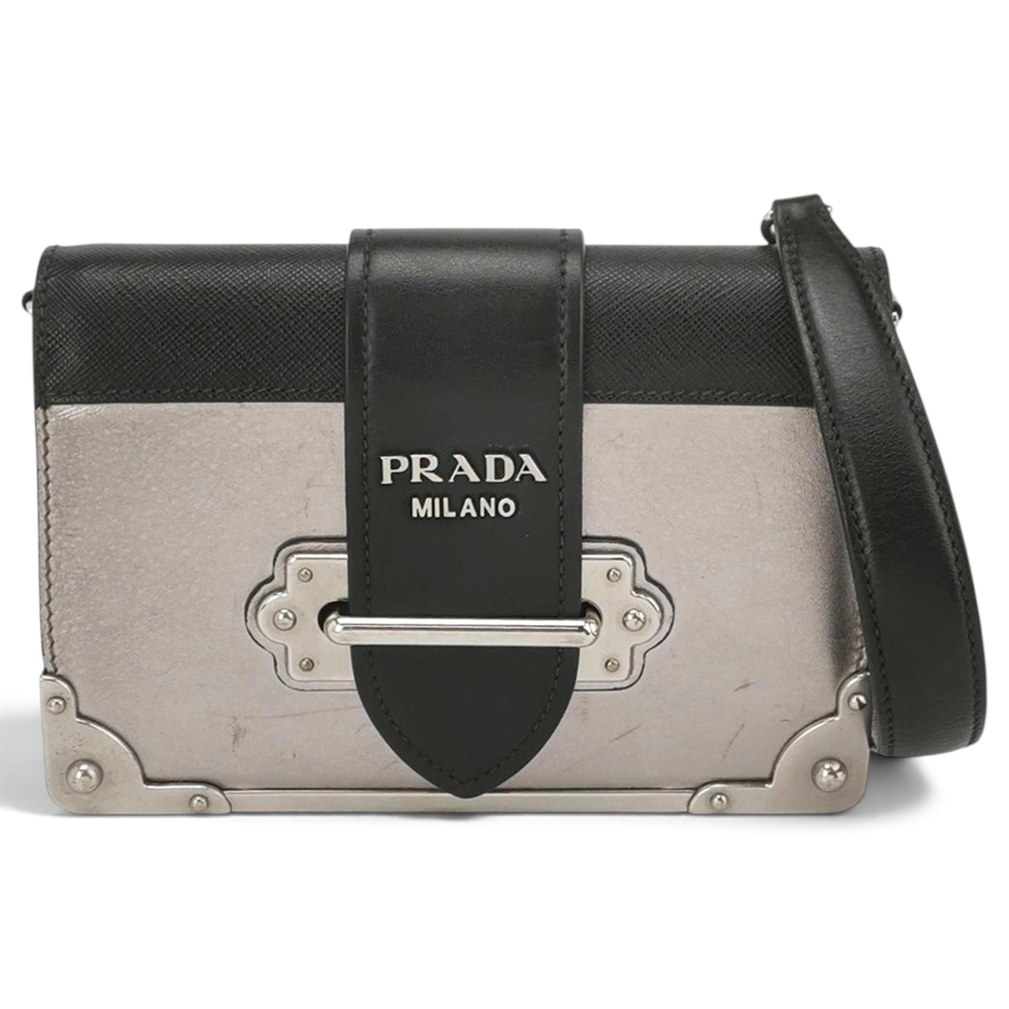Cahier leather crossbody bag