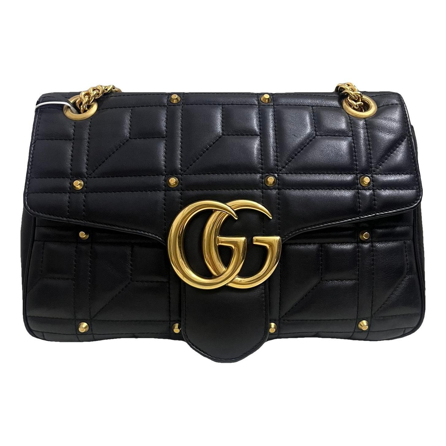 GG Marmont Flap leather crossbody bag