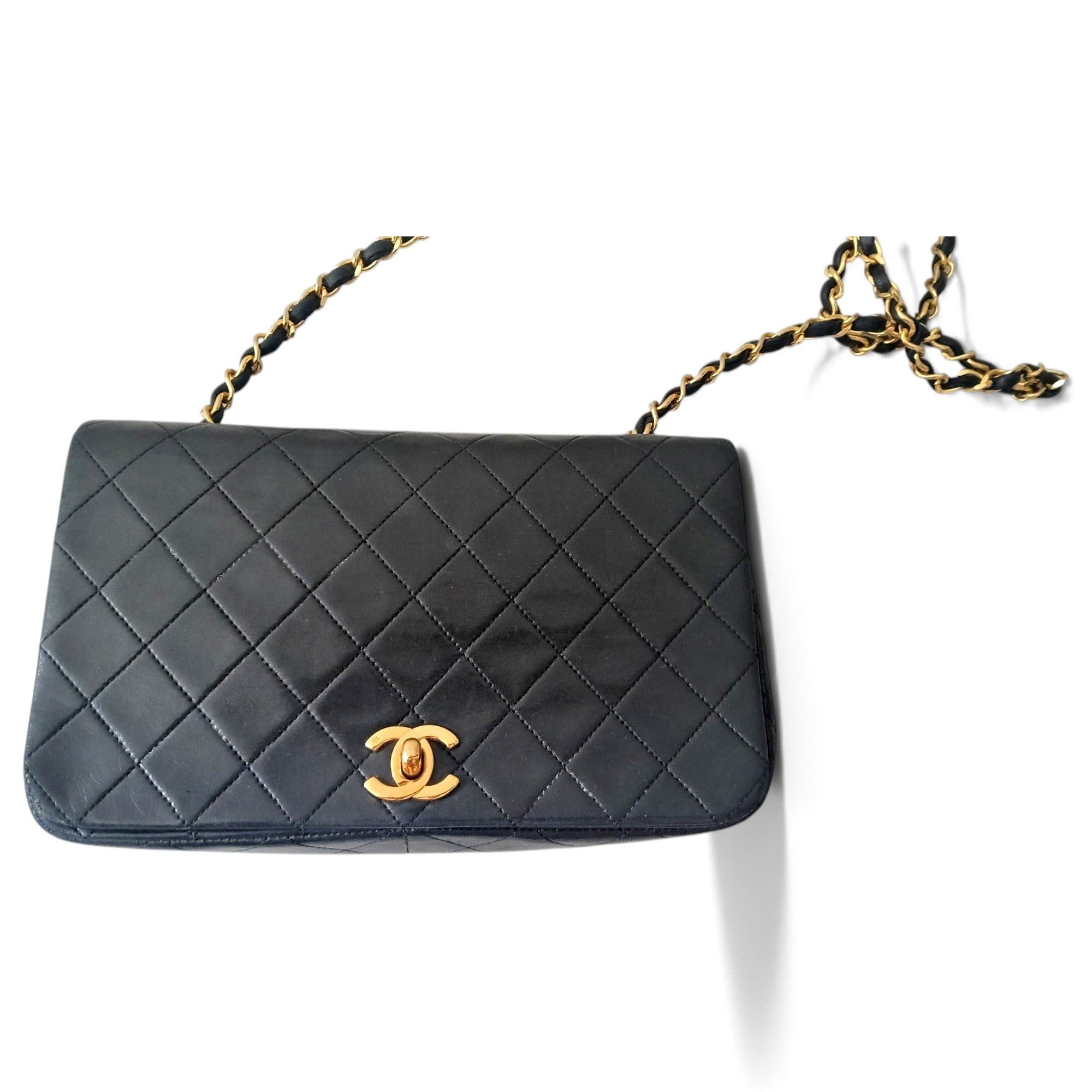 Wallet On Chain leather crossbody bag