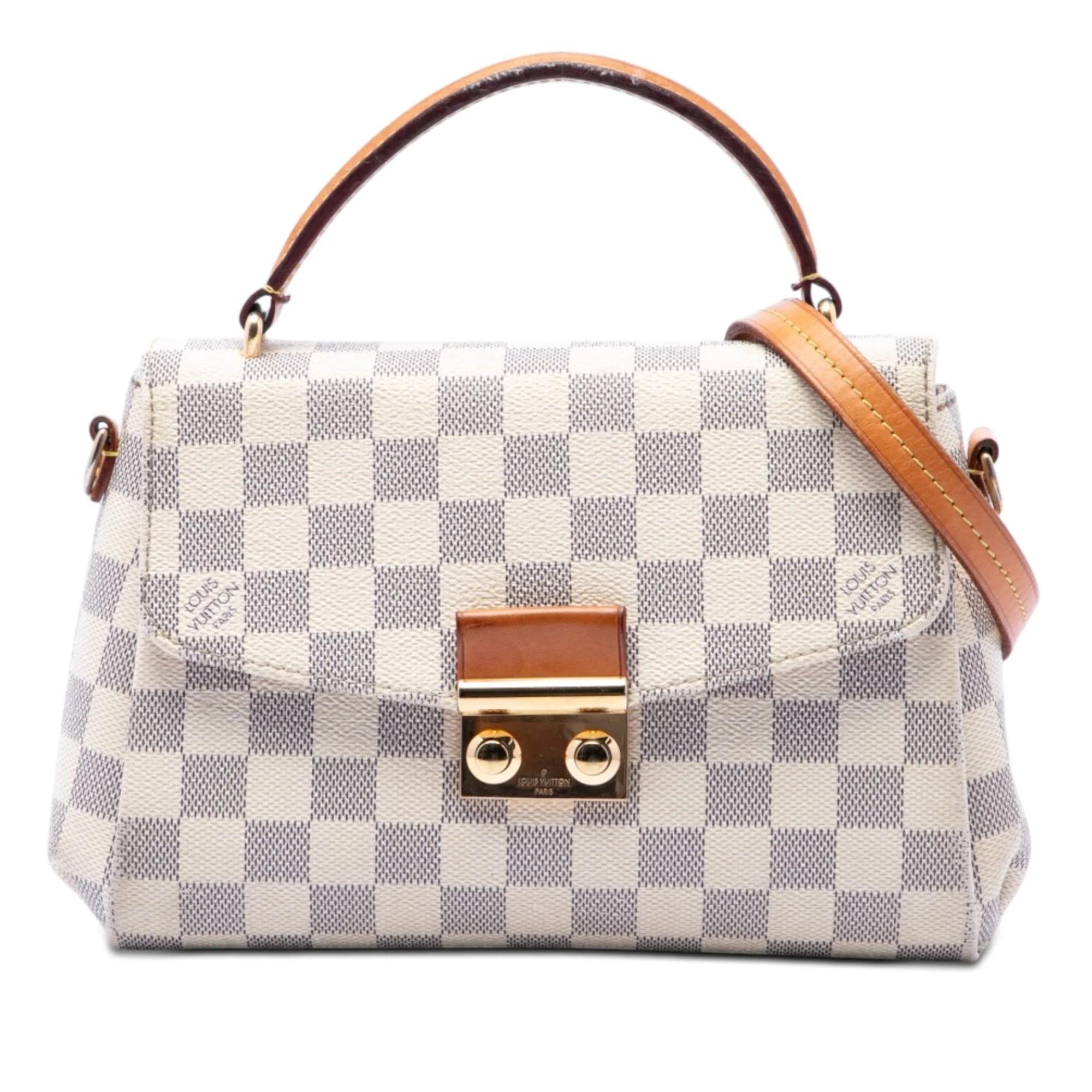 Croisette leather satchel