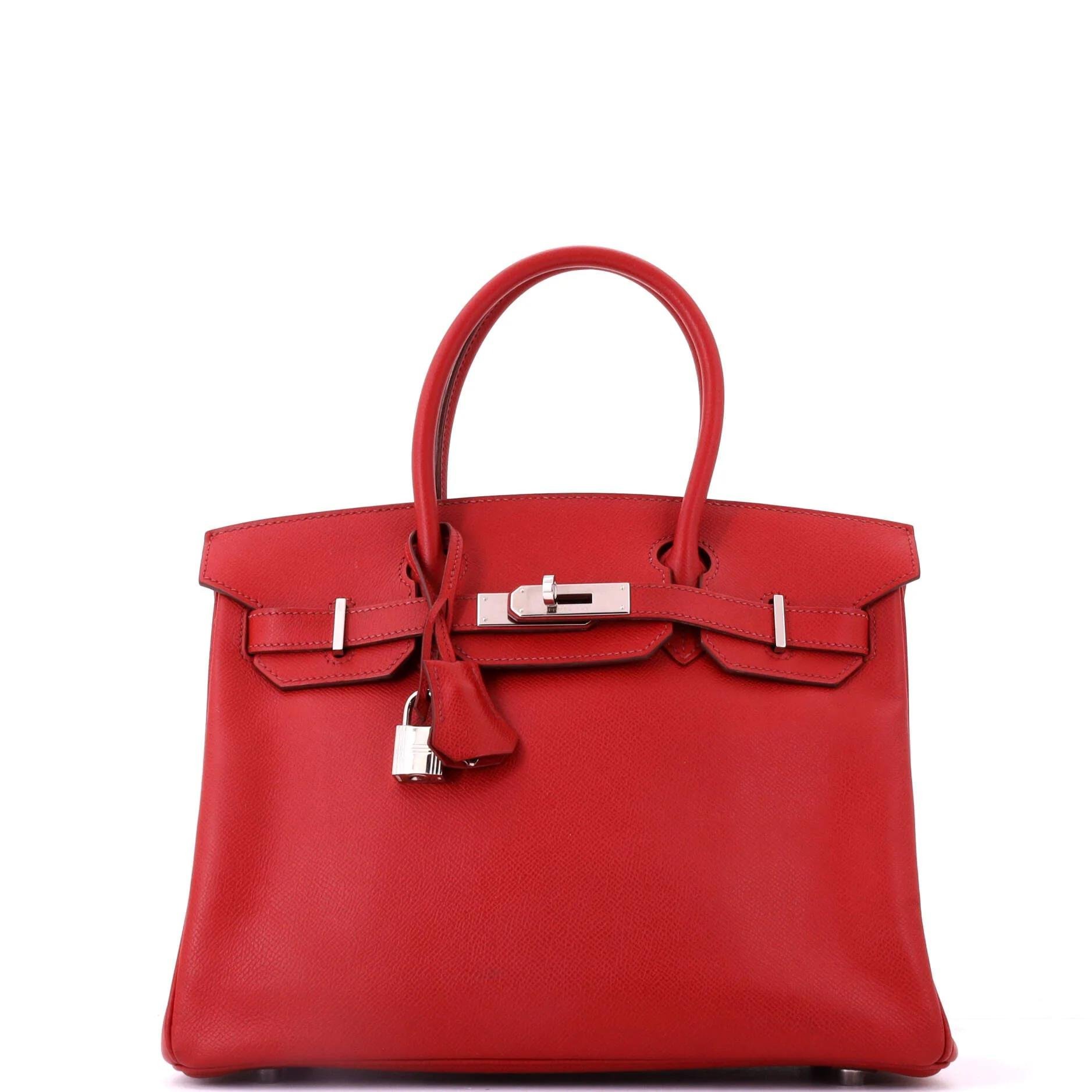 Birkin 25 leather tote