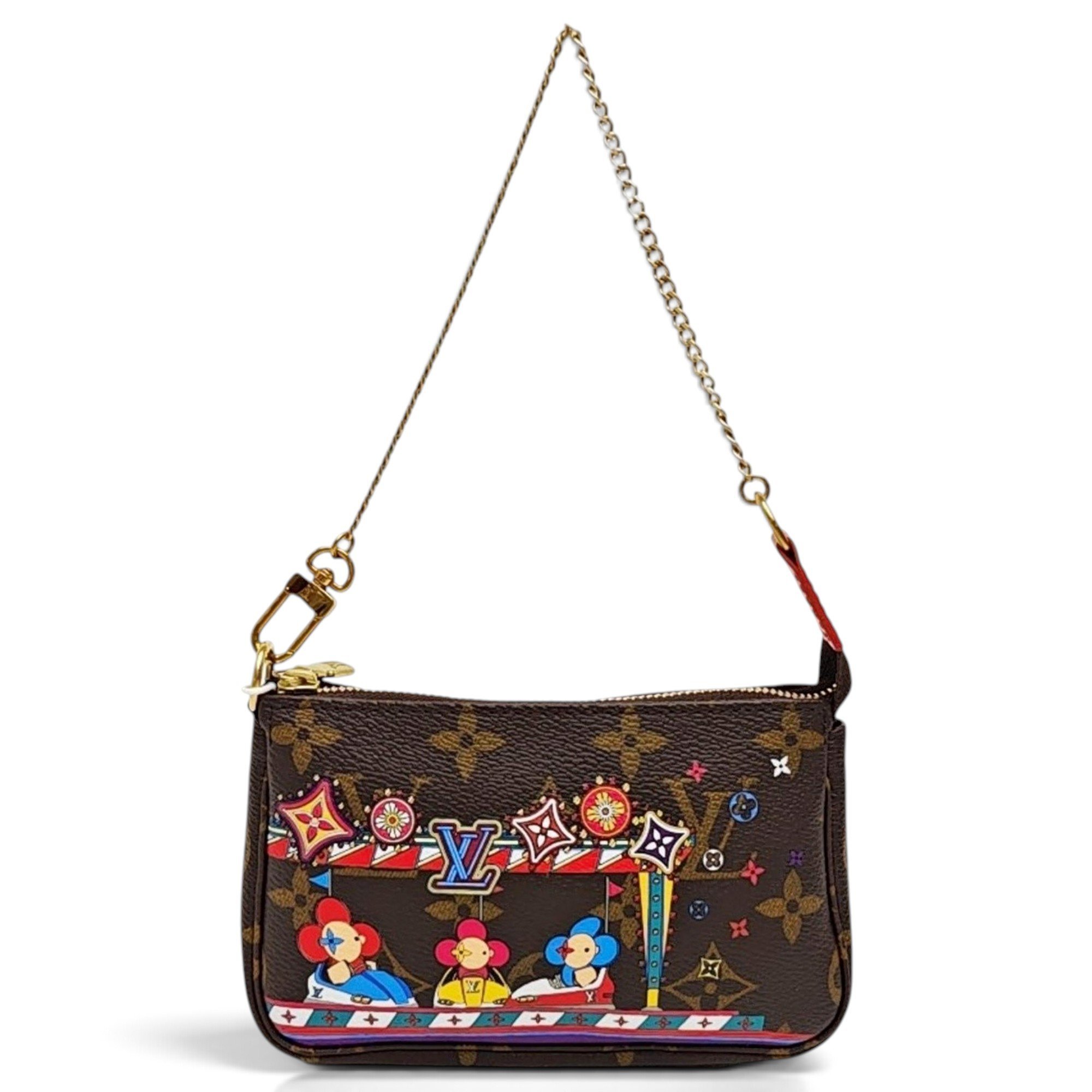 Maxi Multi Pochette Accessoires leather handbag
