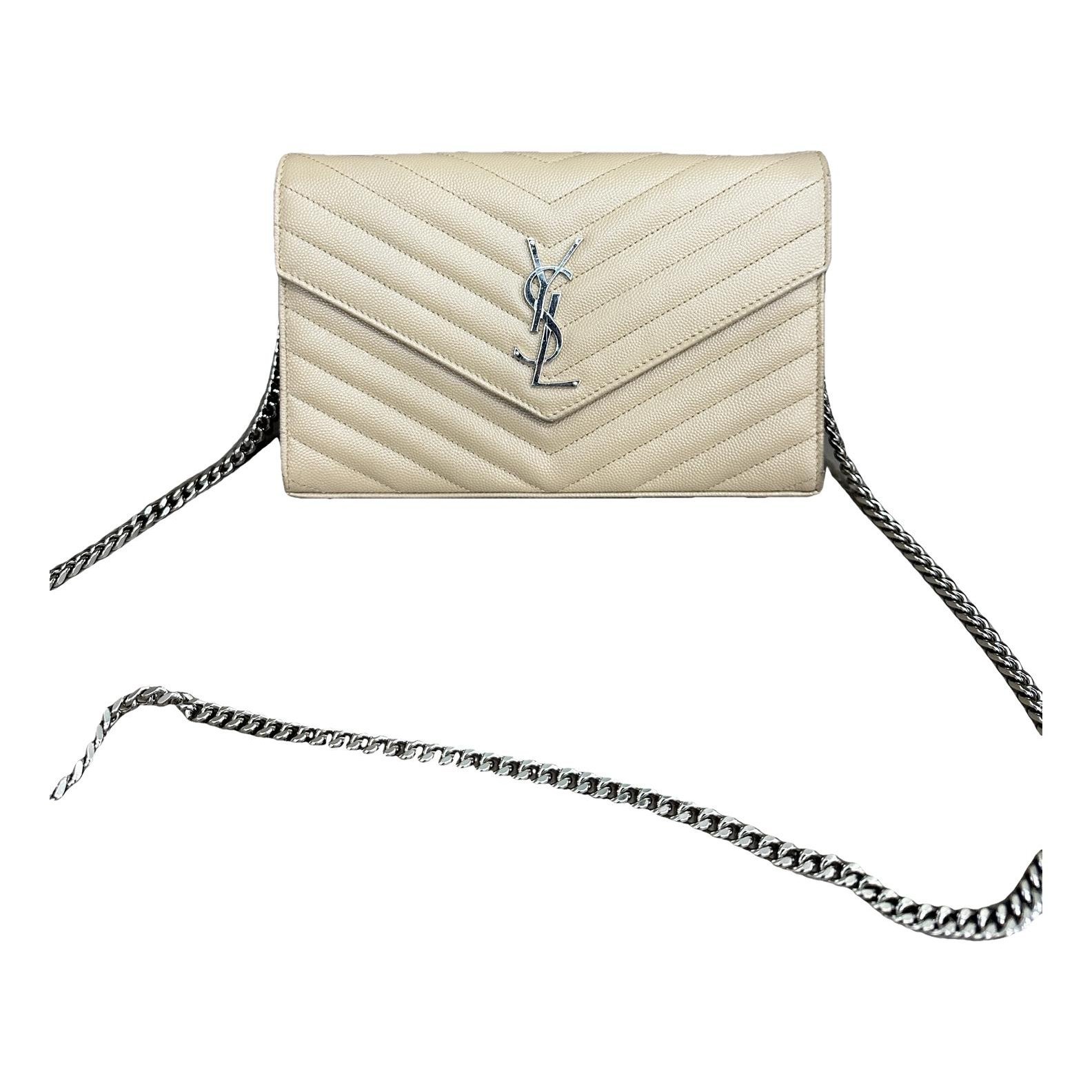 Portefeuille enveloppe leather handbag