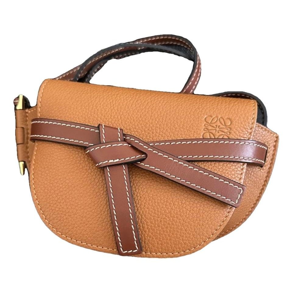 Gate leather crossbody bag