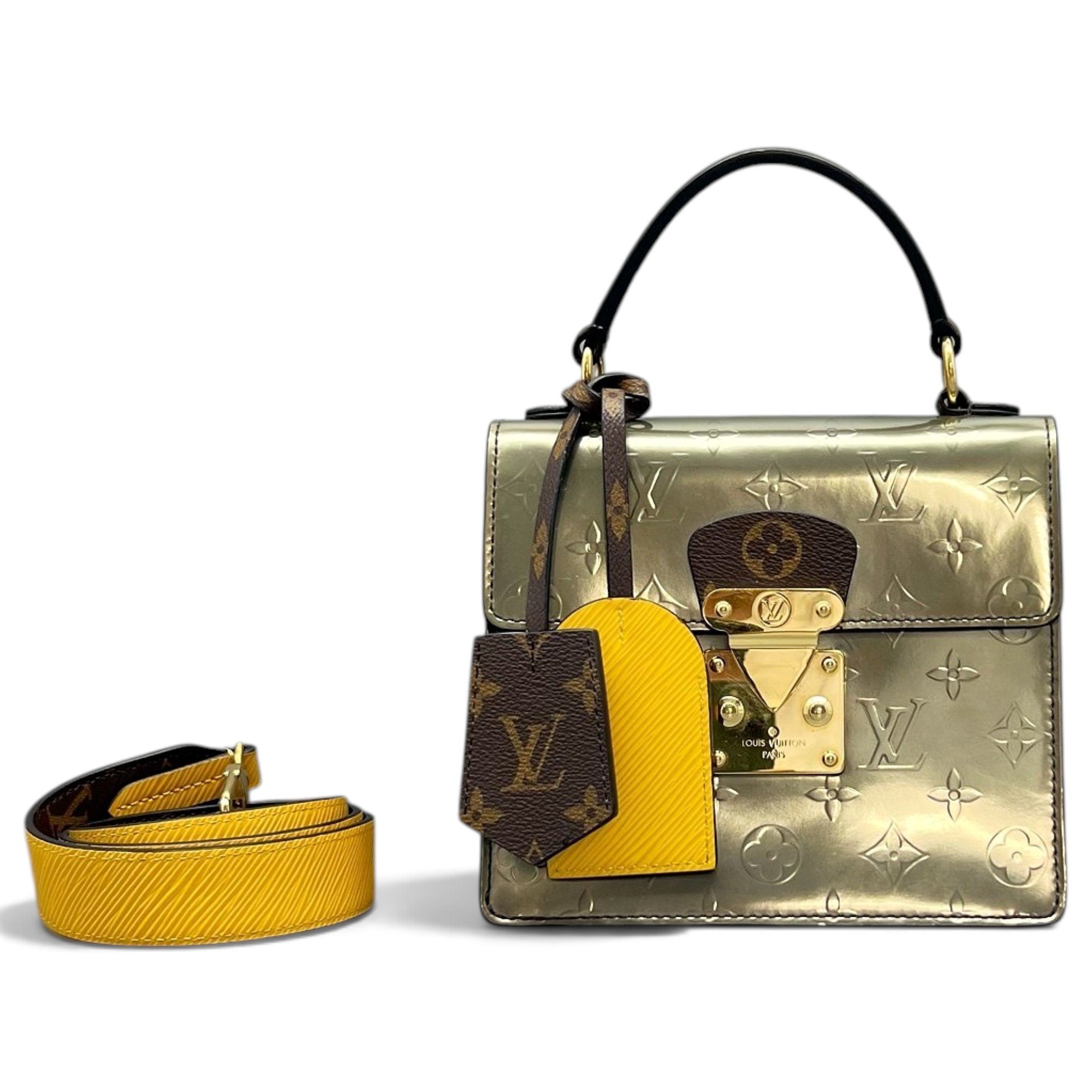 Spring street leather handbag