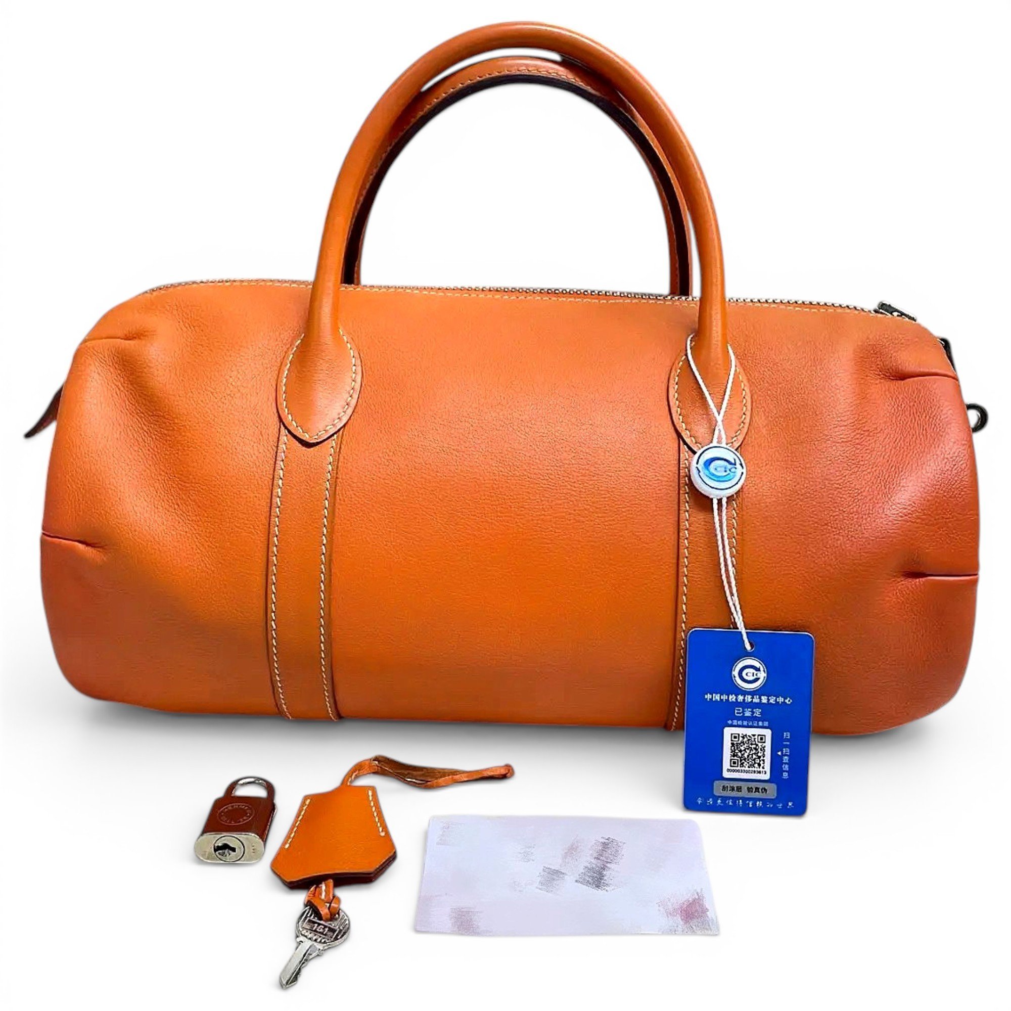 Hermes Orange Handbag