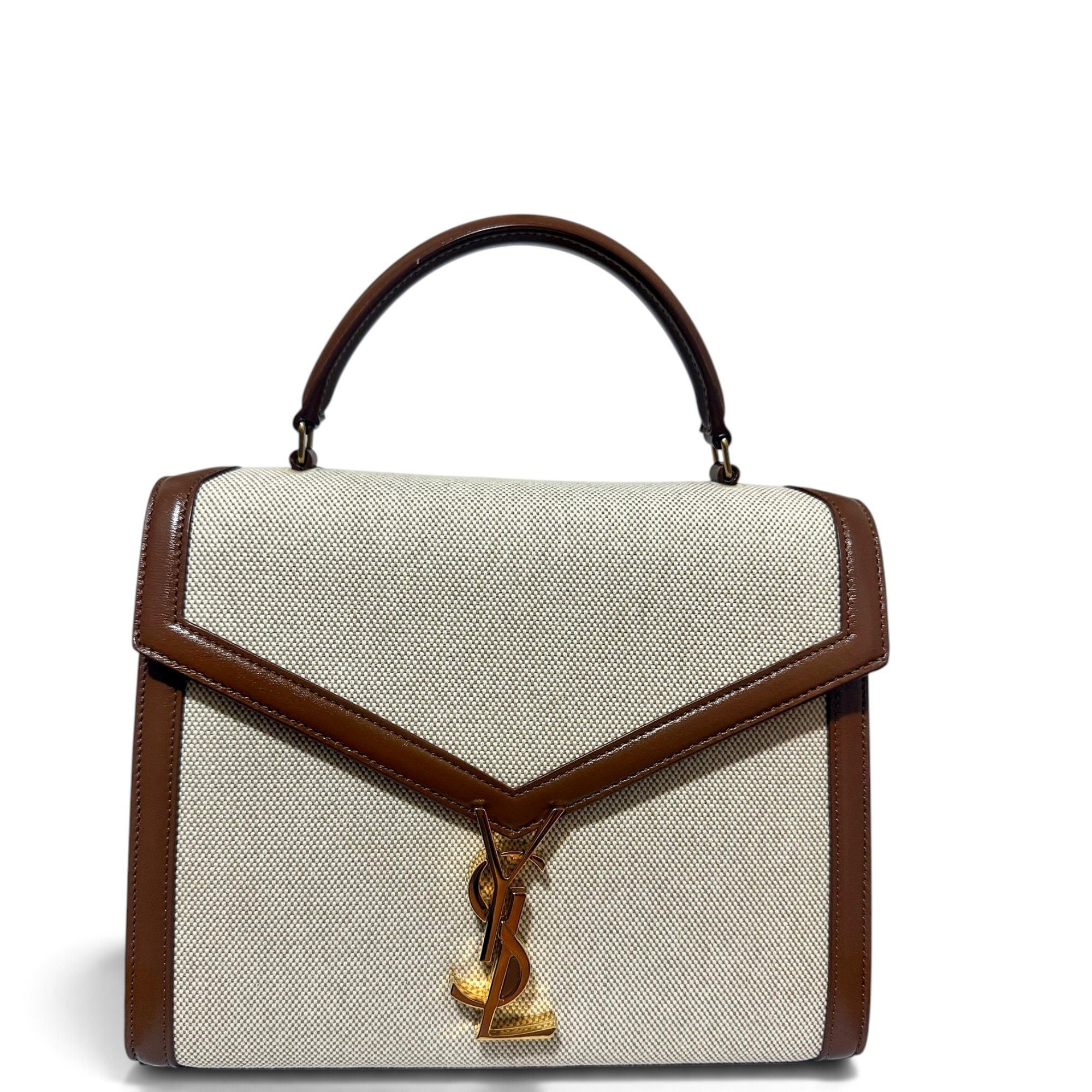 Cassandra Top Handle cloth handbag