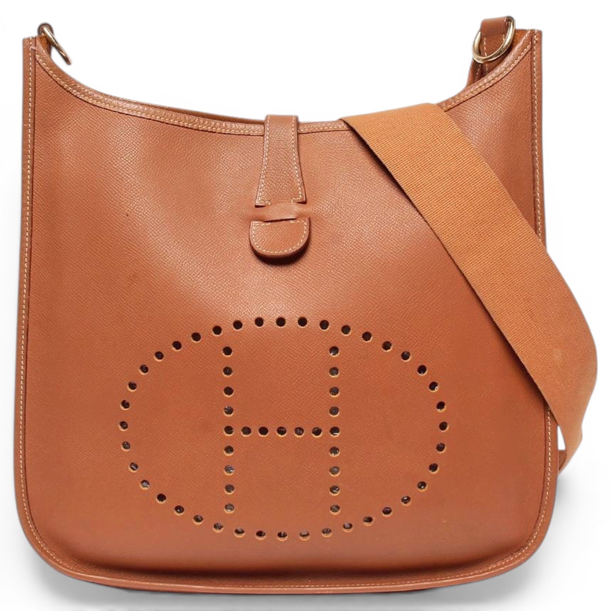 Evelyne leather handbag