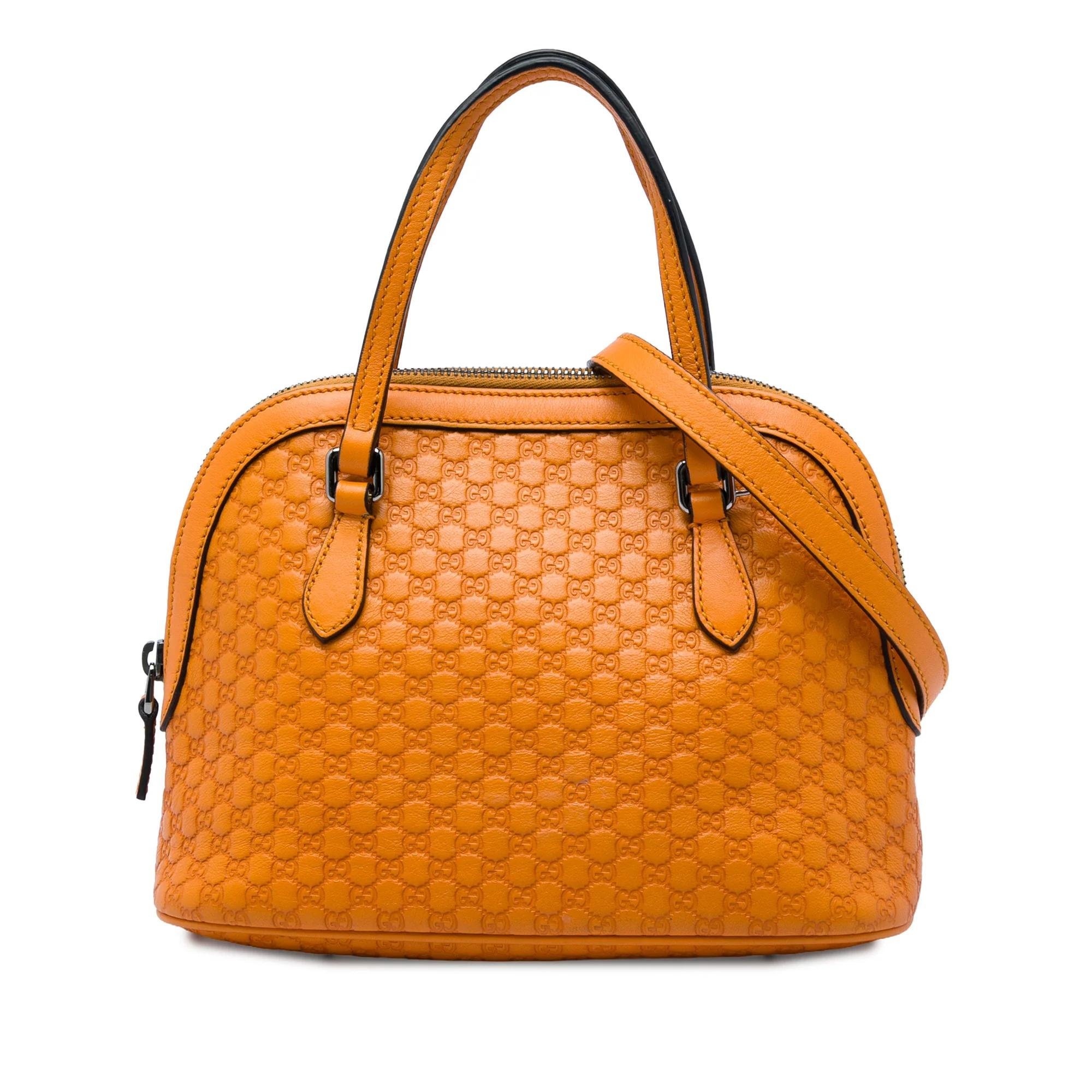 Dôme leather handbag