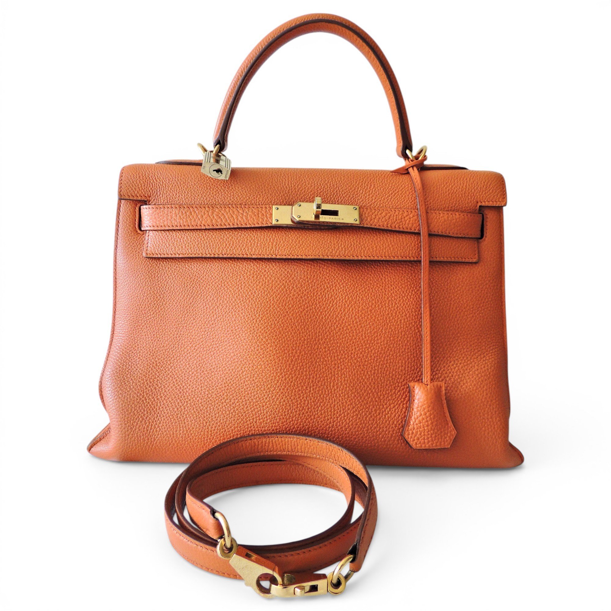 Kelly 32 leather handbag