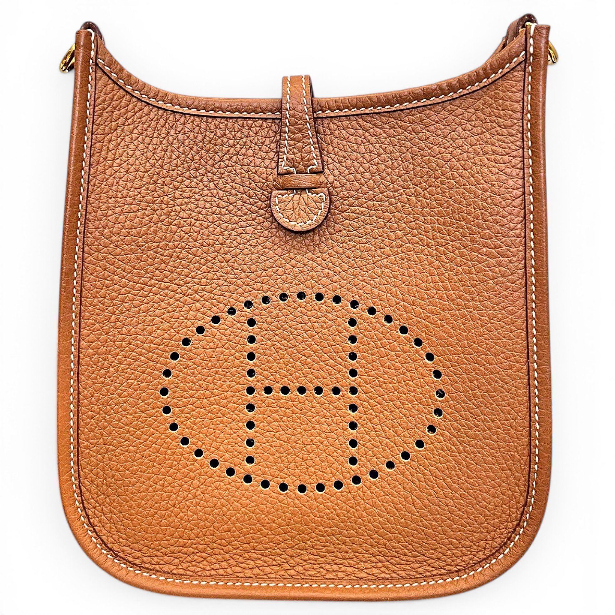 Mini Evelyne leather handbag