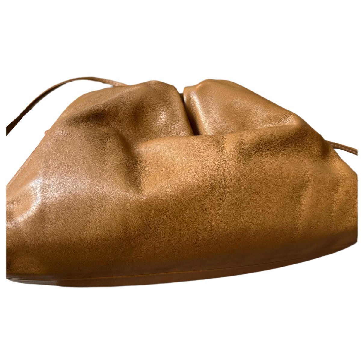 Pouch leather handbag