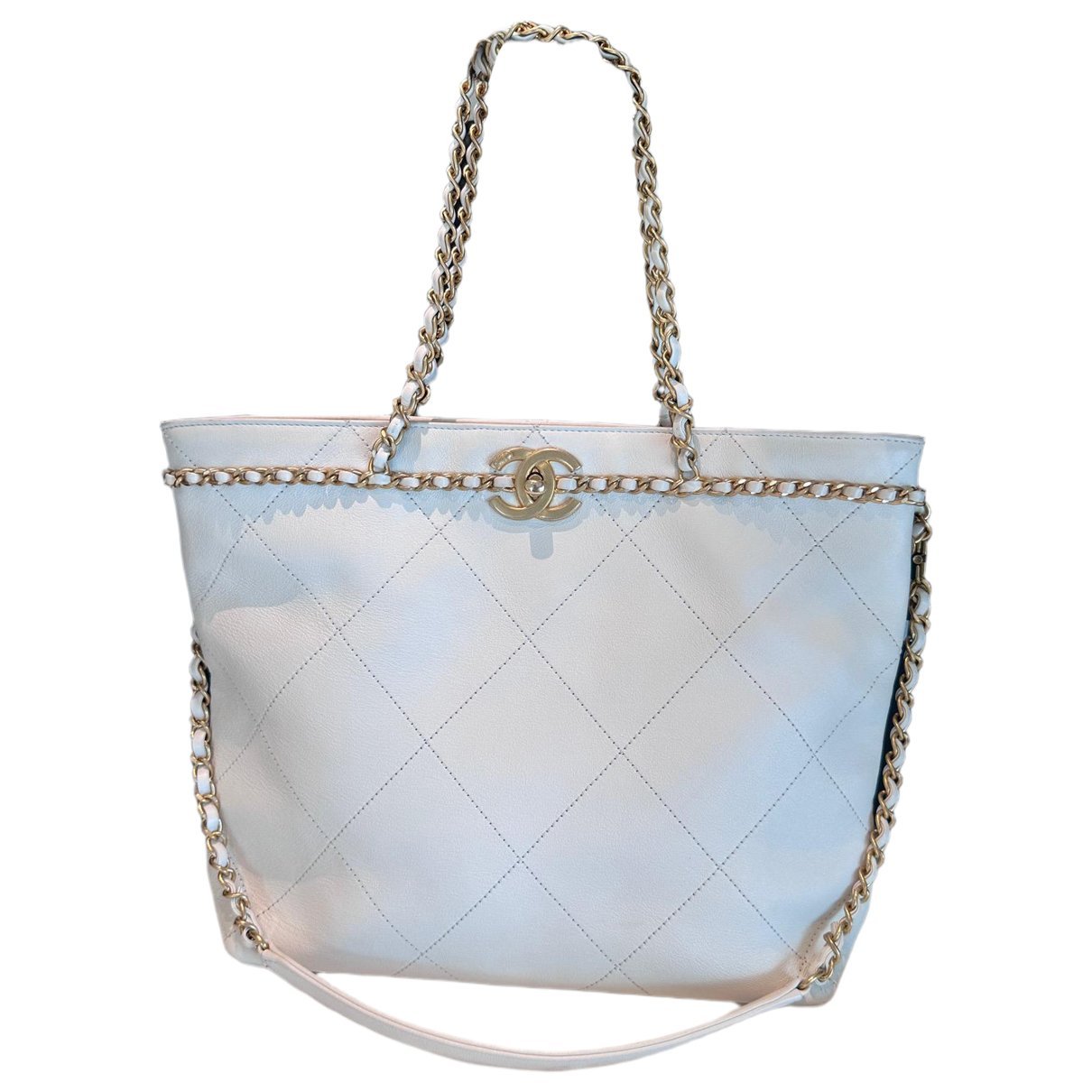 Leather tote