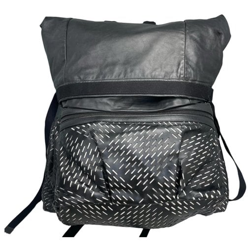 Leather backpack