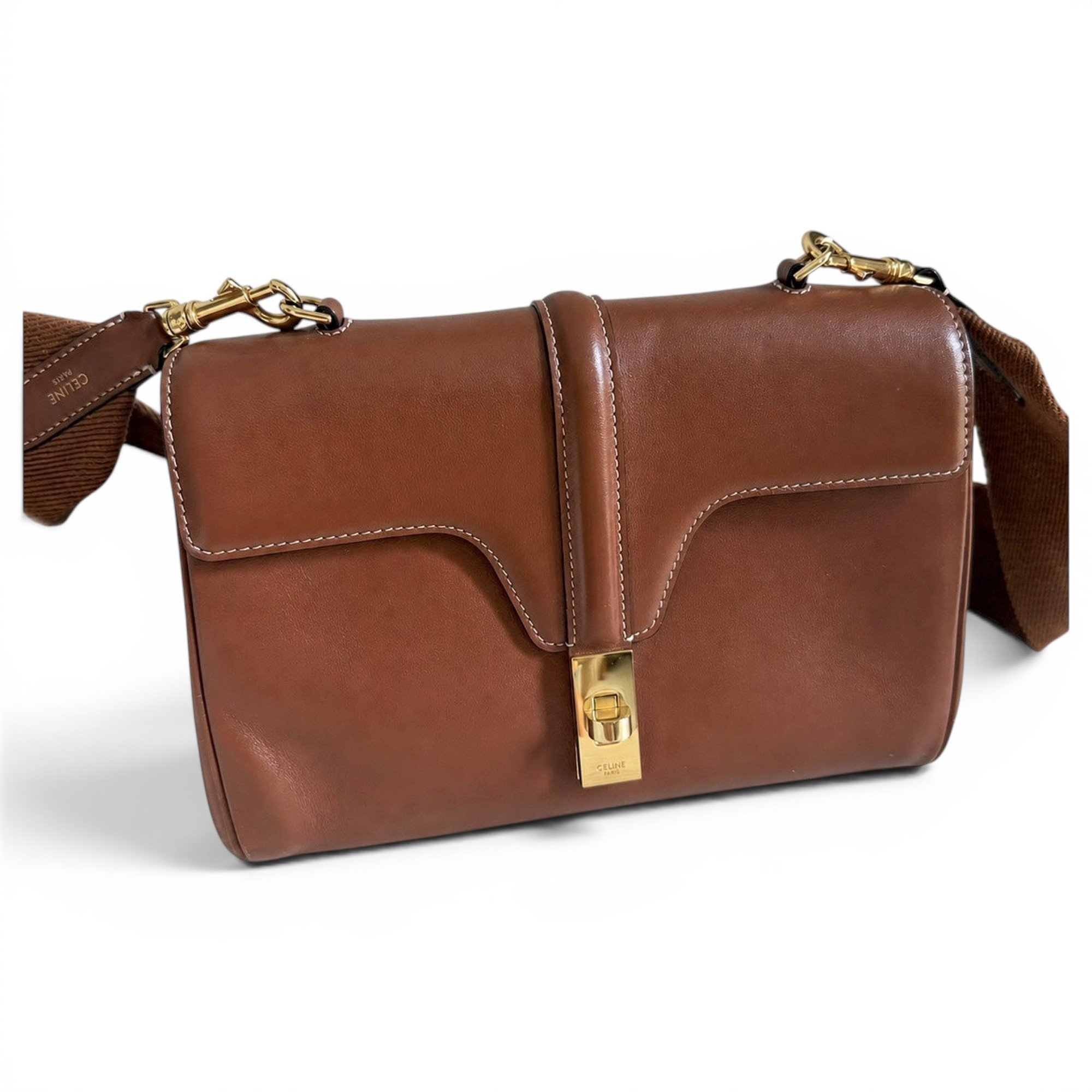 Sac 16 leather handbag