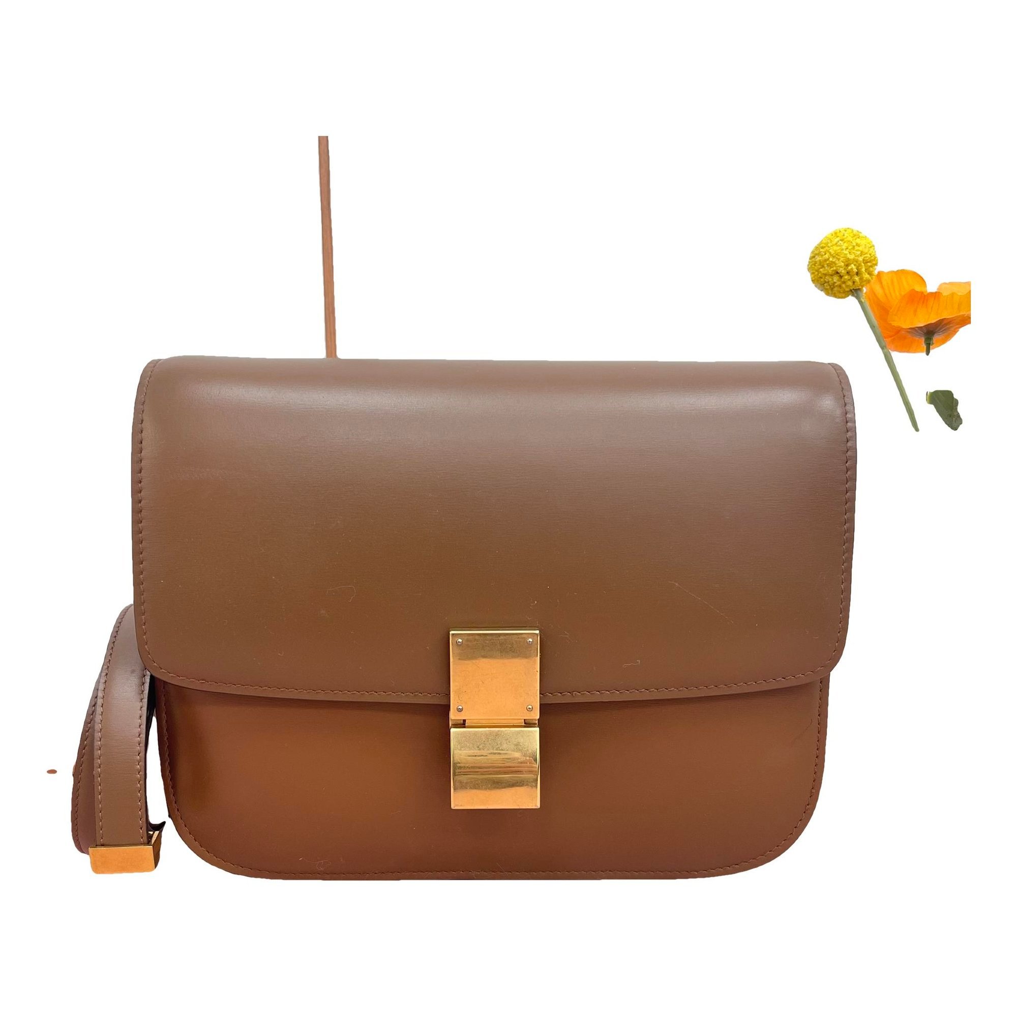 Classic leather handbag
