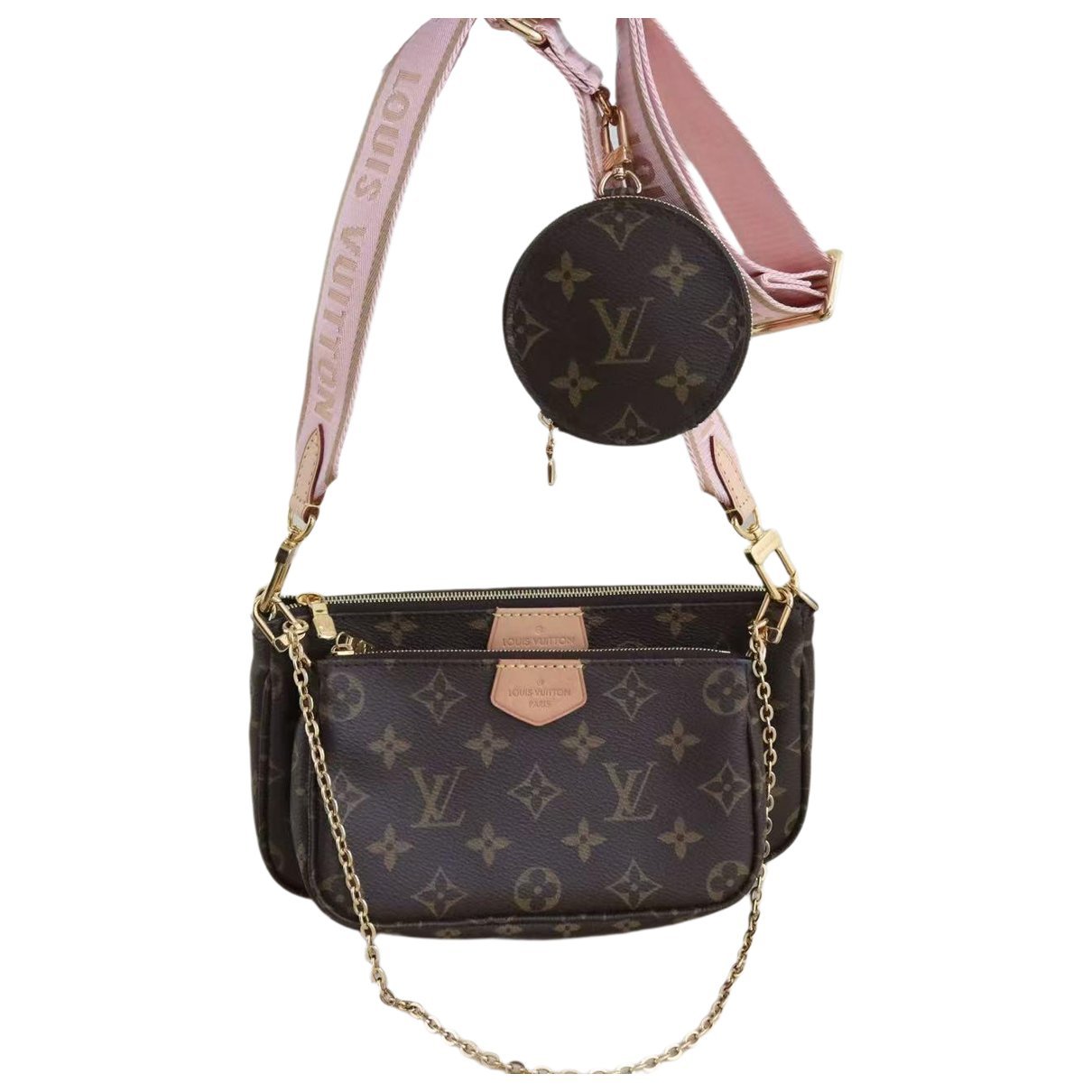 Multi Pochette Accessoires leather handbag