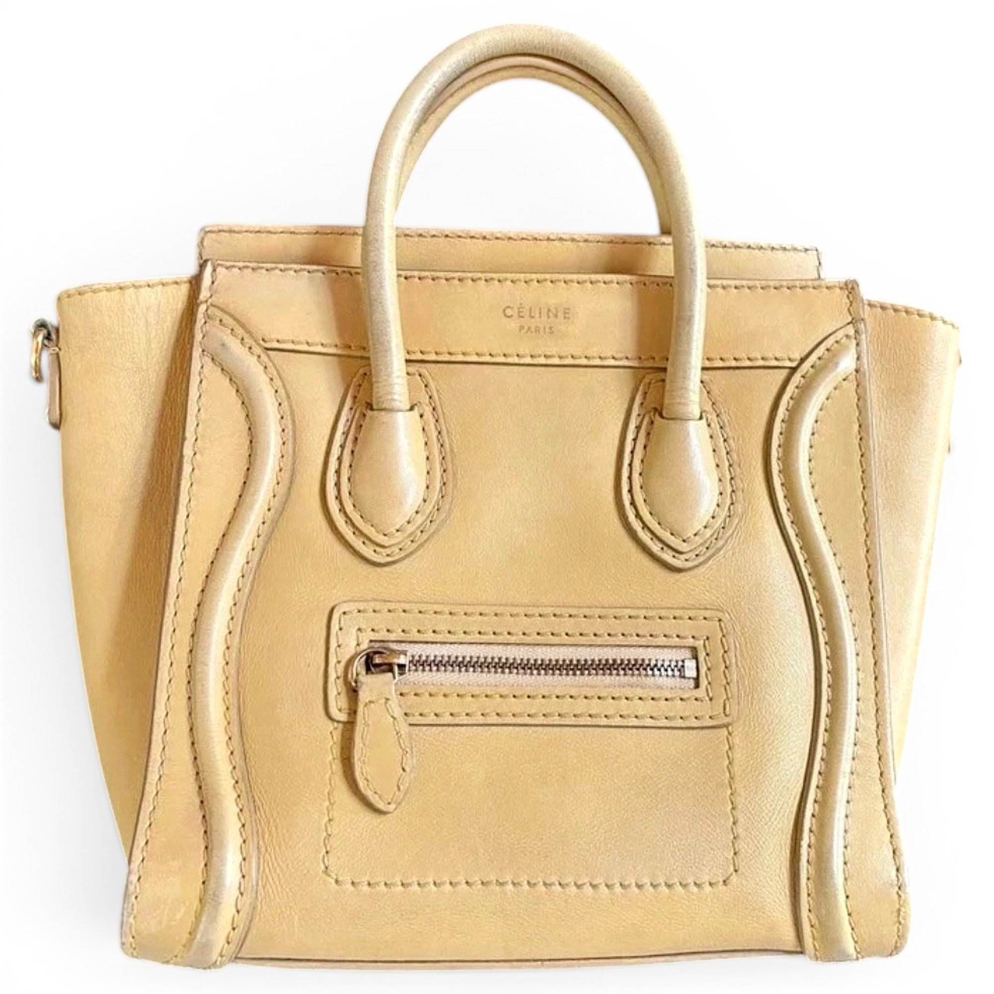 Nano Luggage leather handbag