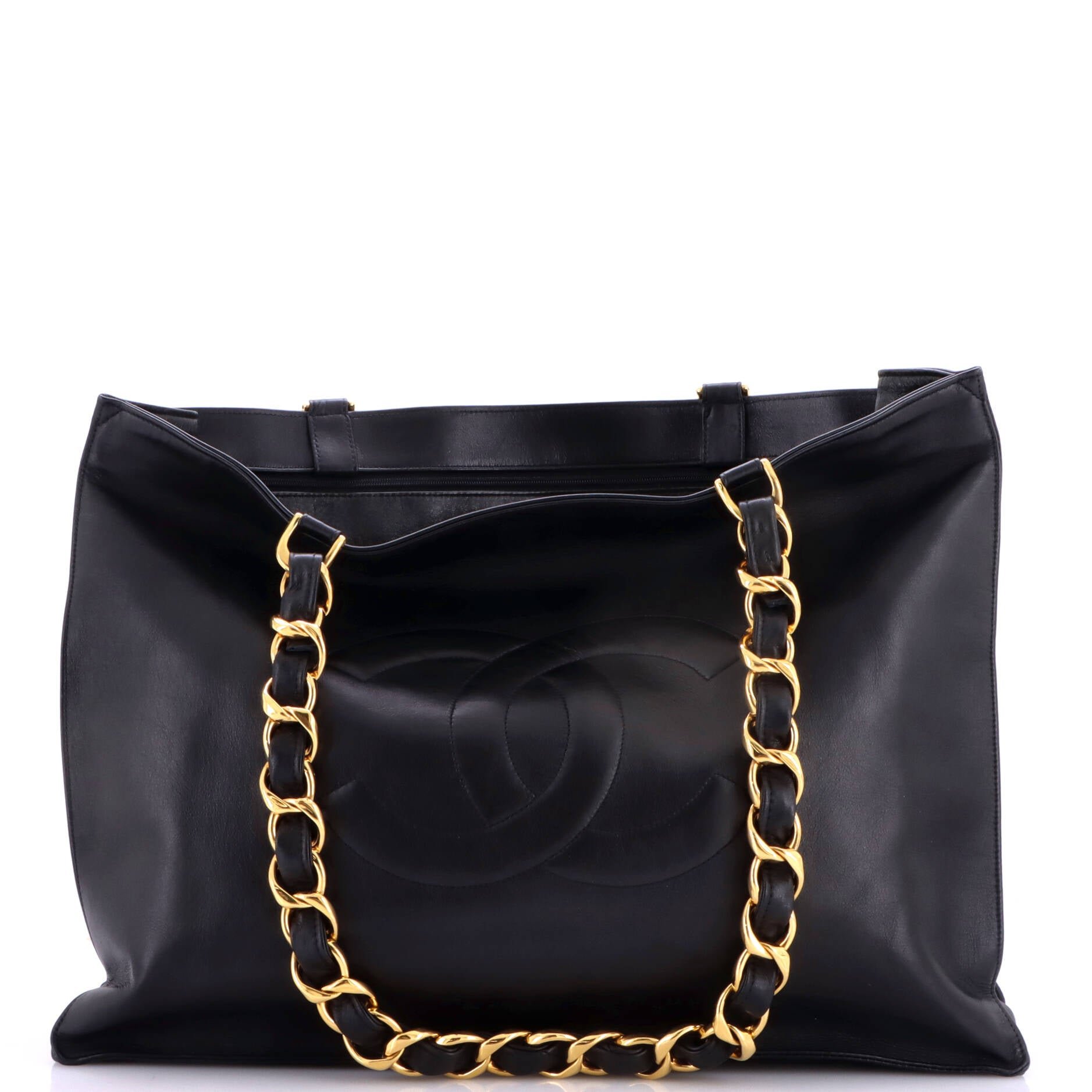 Vintage CC Chain Tote Lambskin XL