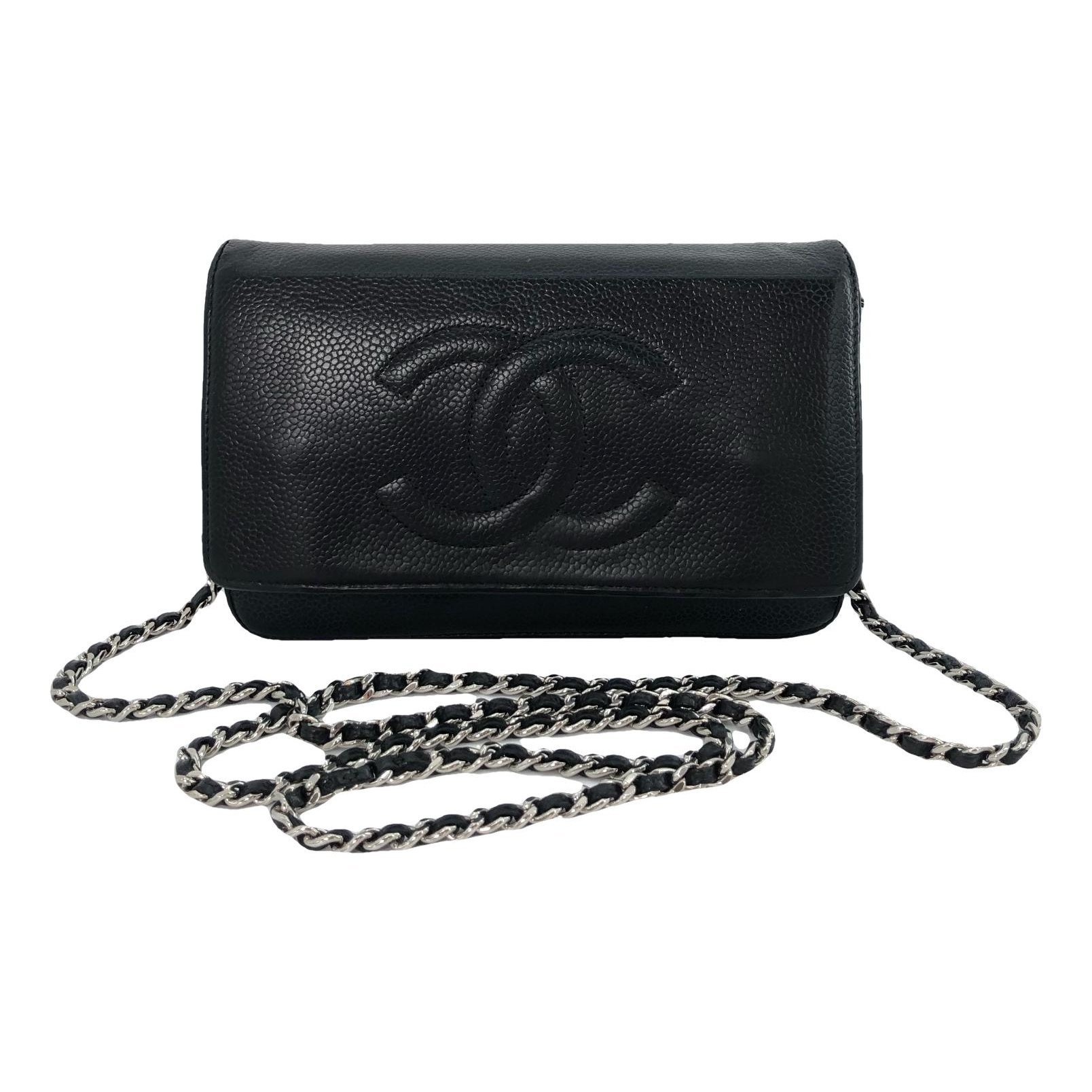 Wallet On Chain Timeless/Classique leather crossbody bag