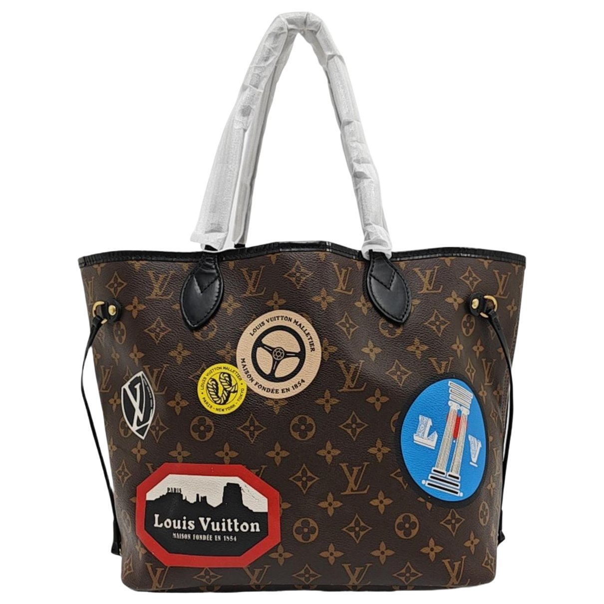 Neverfull leather handbag