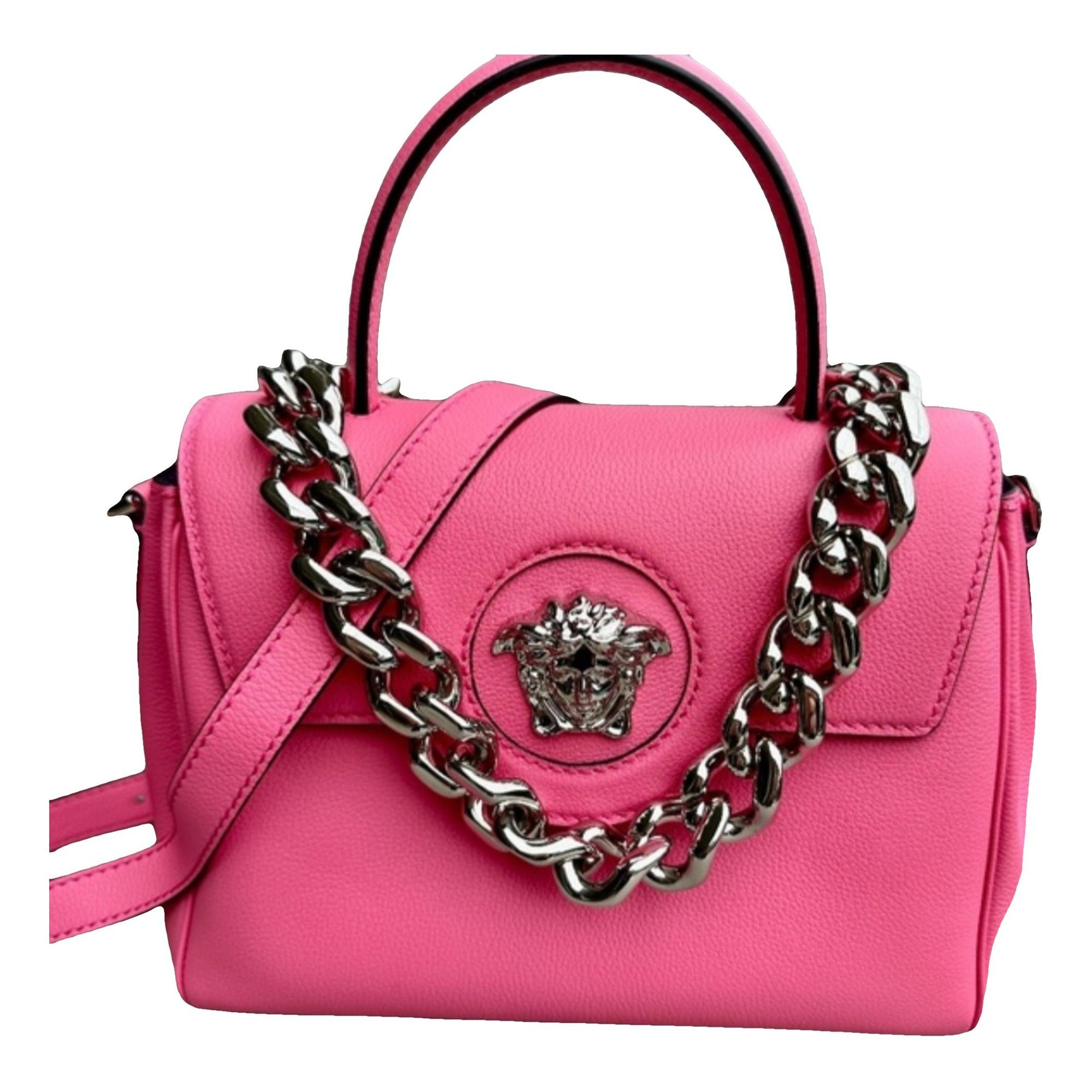 La Medusa leather handbag