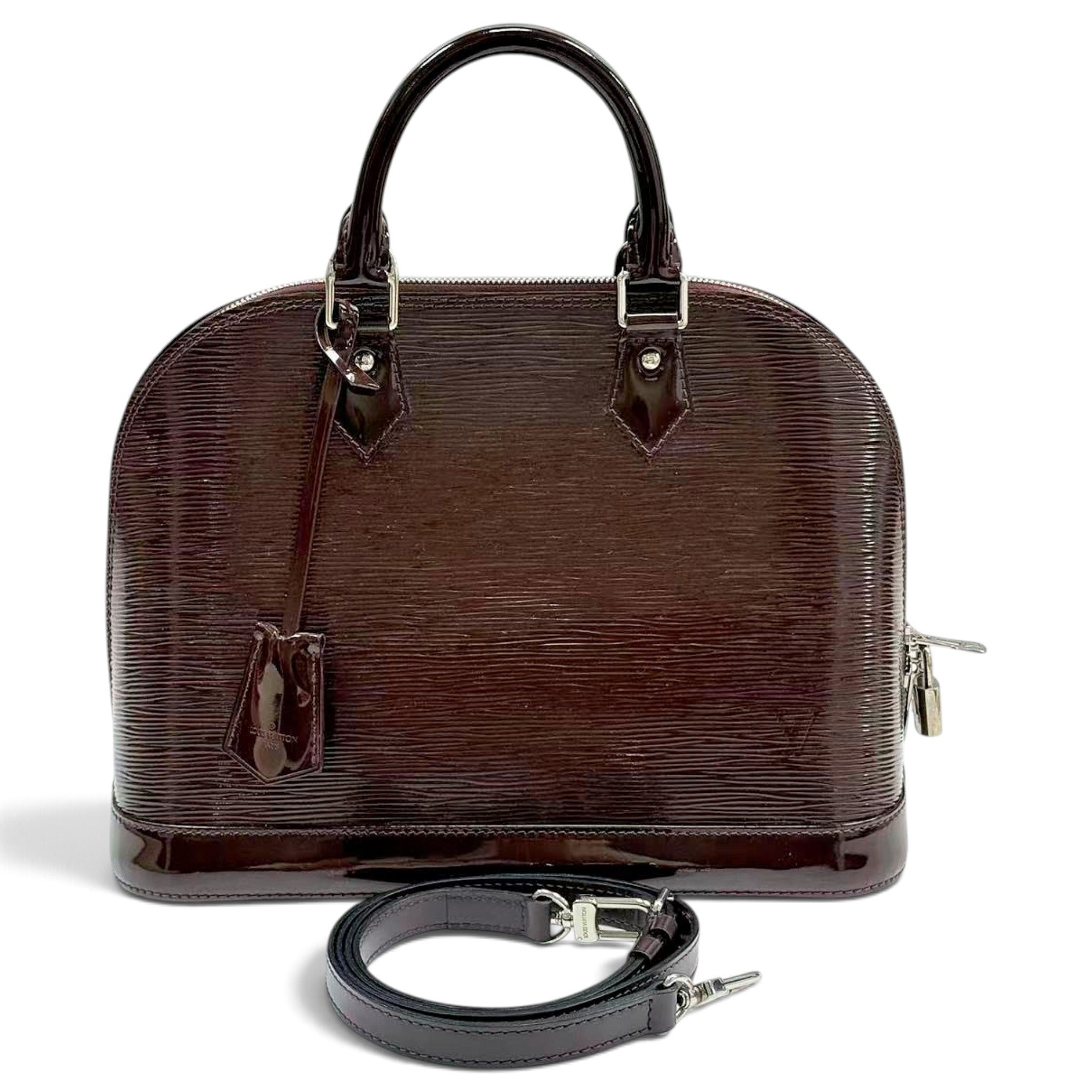 Alma patent leather handbag