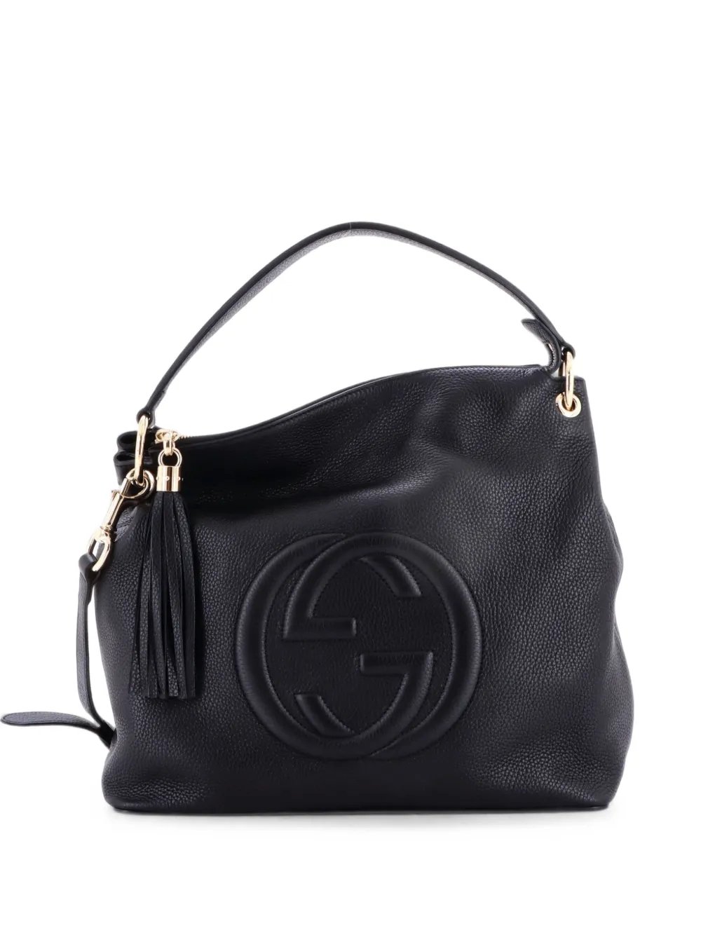Soho Convertible Leather Large hobo bag