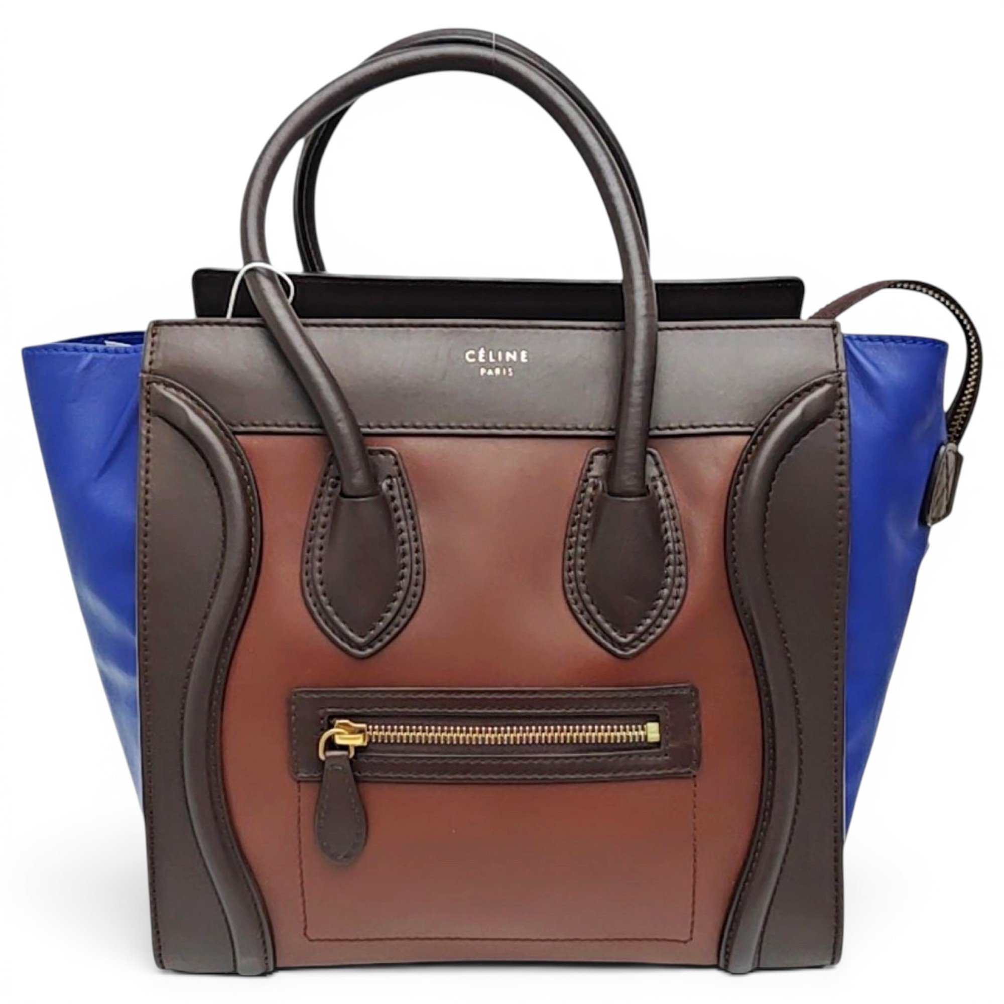 Luggage leather handbag