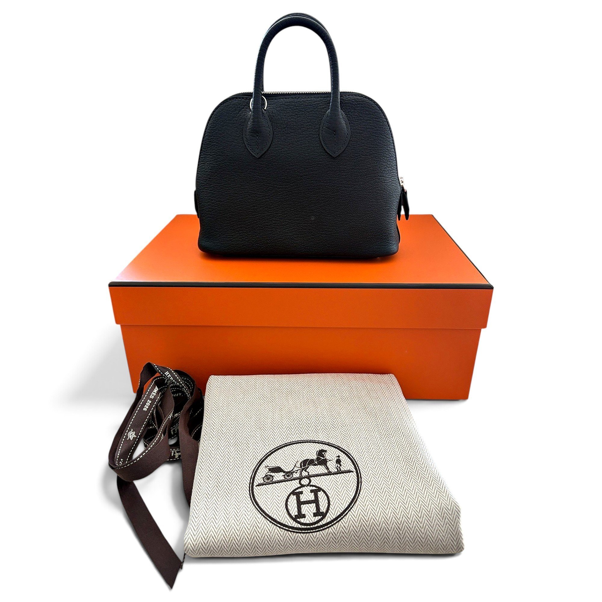 Bolide leather handbag