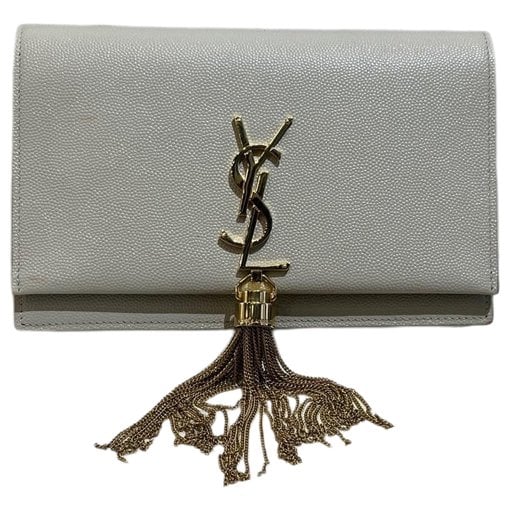 Pompom Kate leather handbag