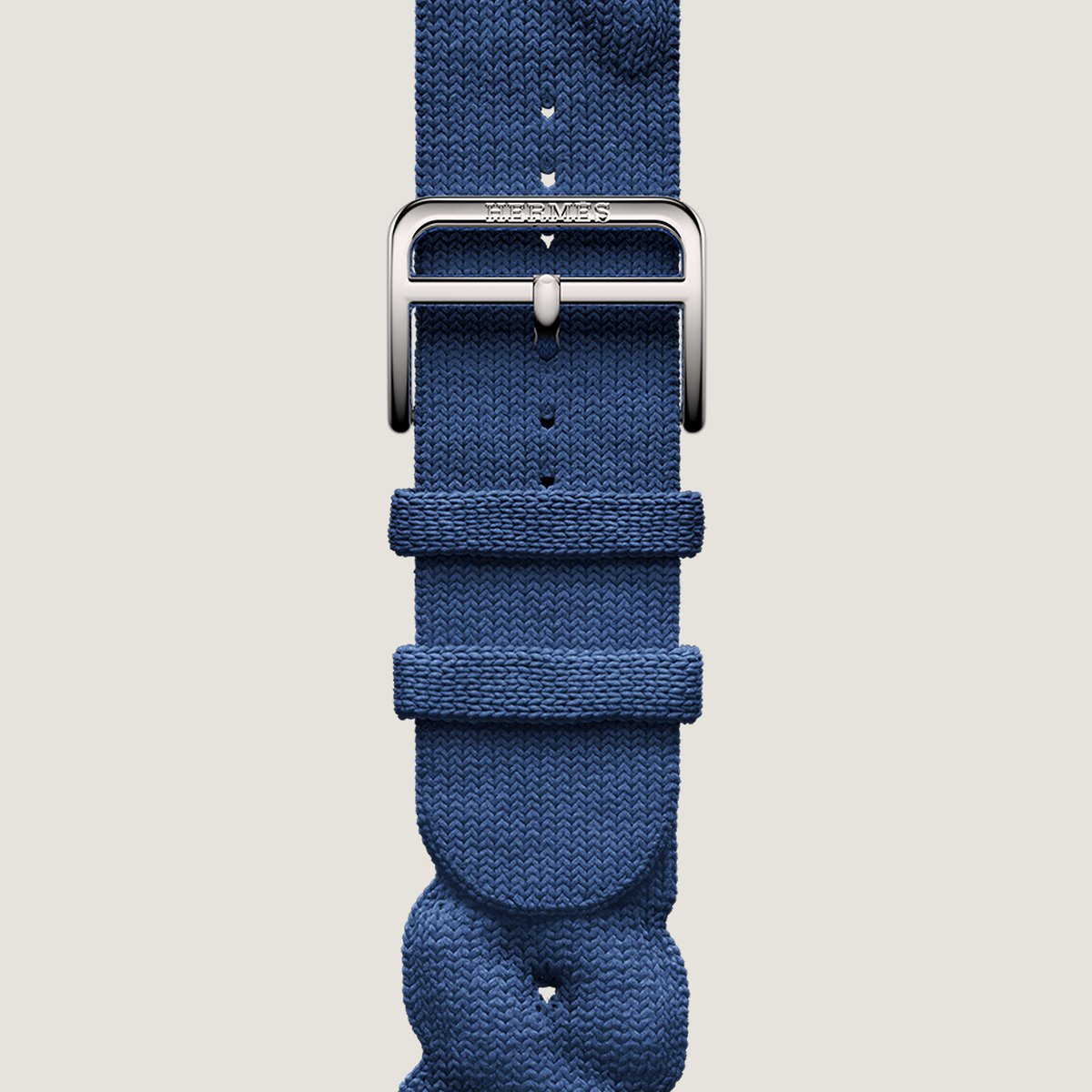 Hermès Apple Watch Hermès 46 mm Torsade Single Tour錶帶海軍藍 